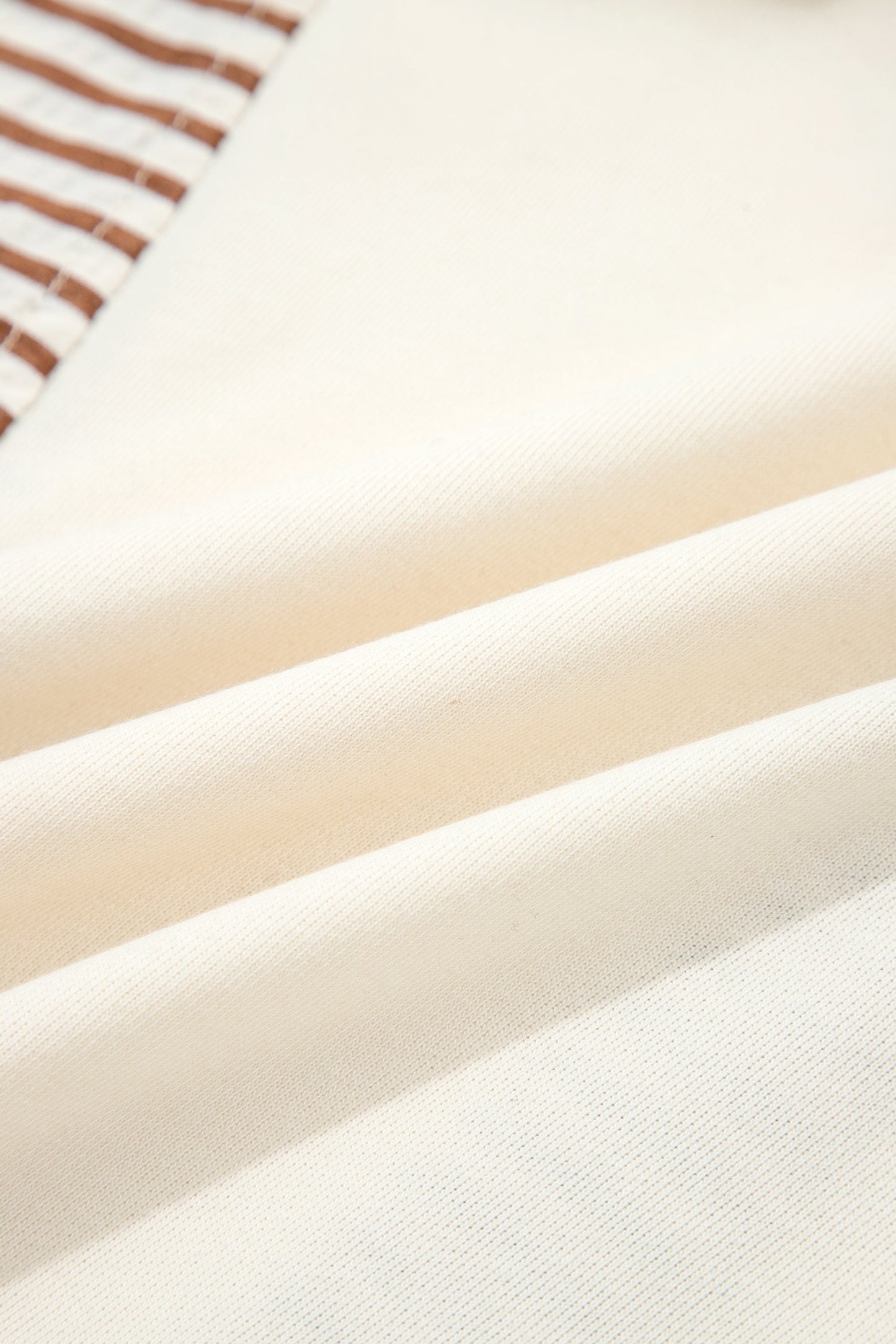 Plus Size Stripe Colorblock Patchwork Half-Button Blouse