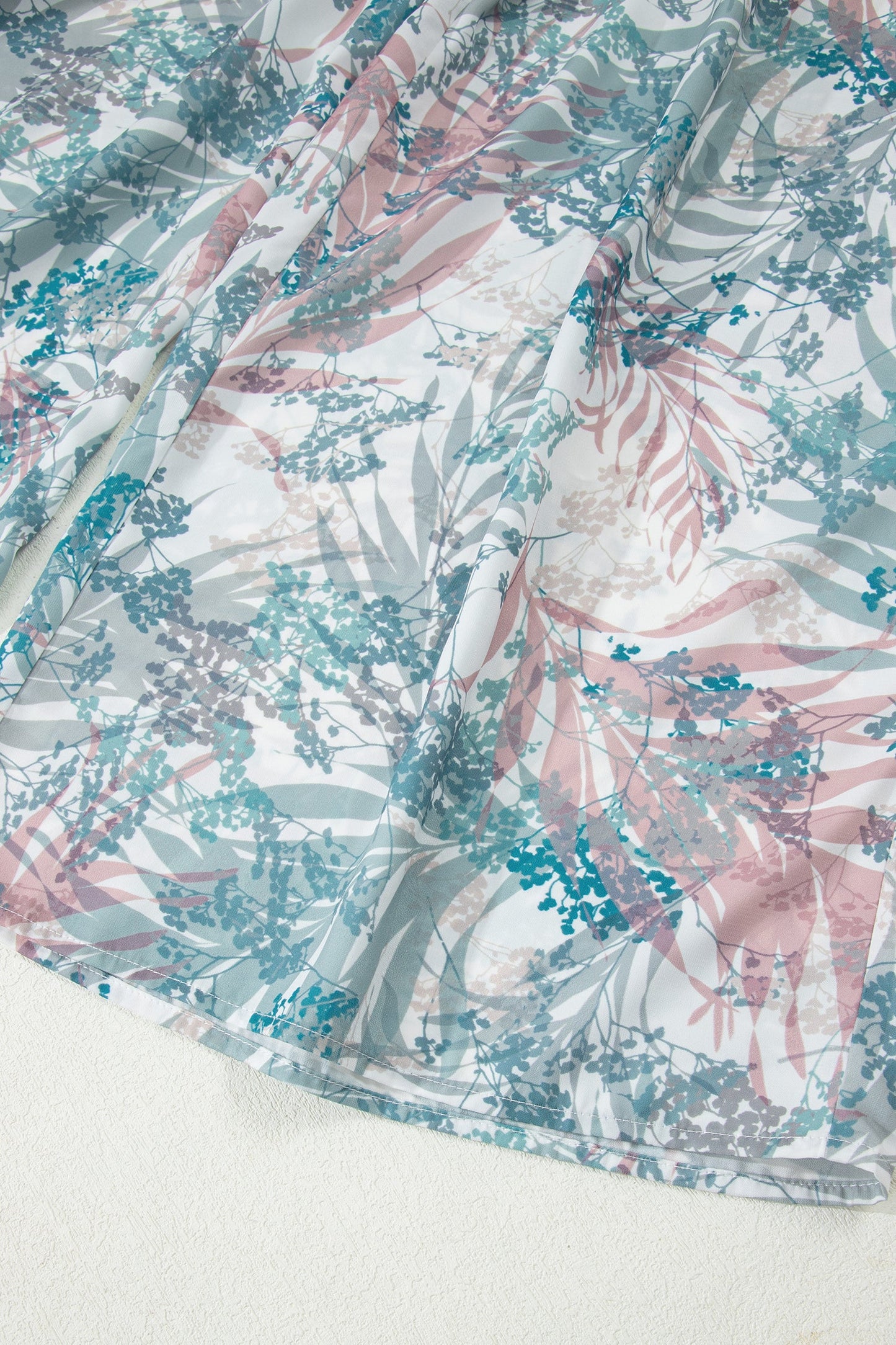 Tropical Palm Cropped Tank and Pants Set