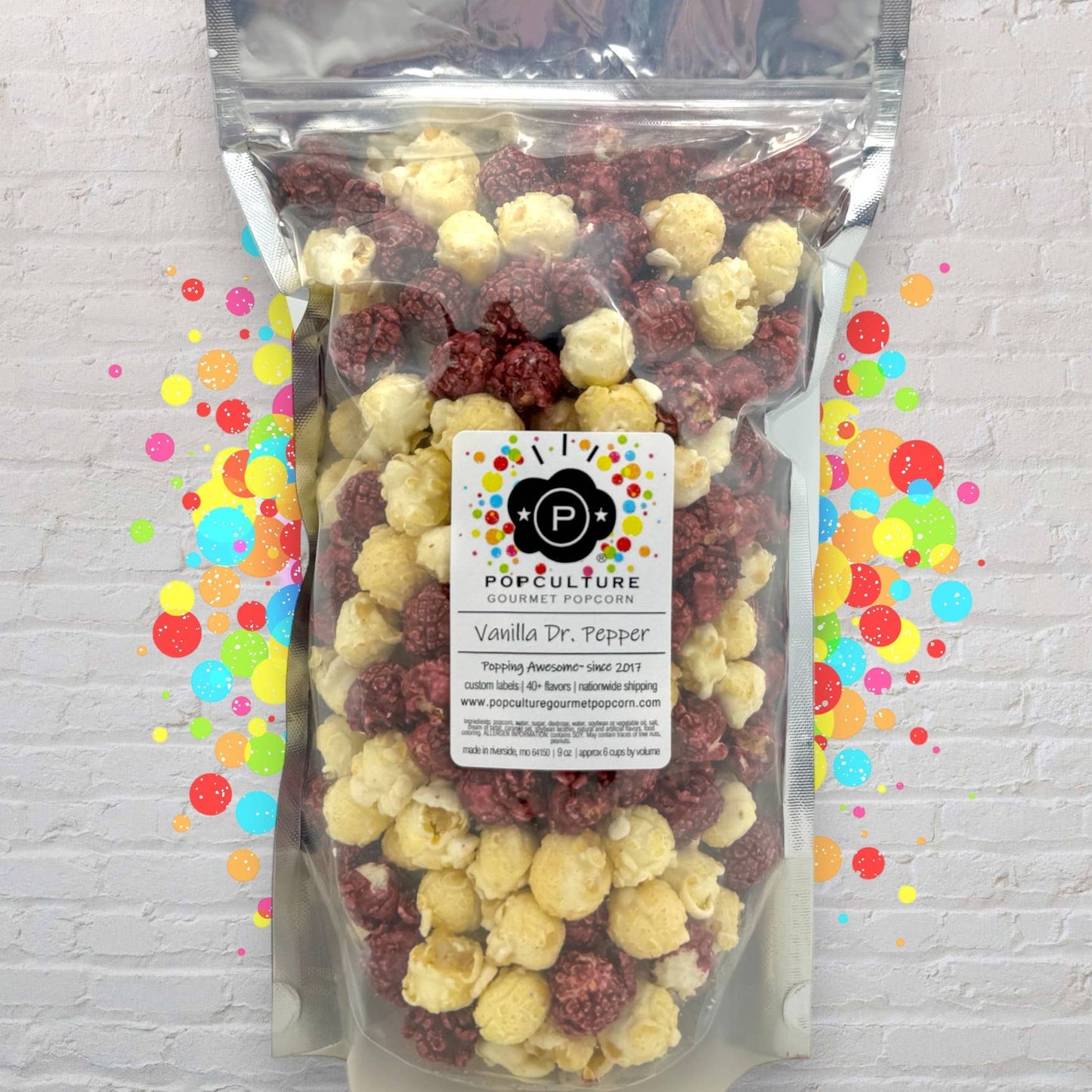Dr. Pepper with Vanilla by Popculture Gourmet Popcorn