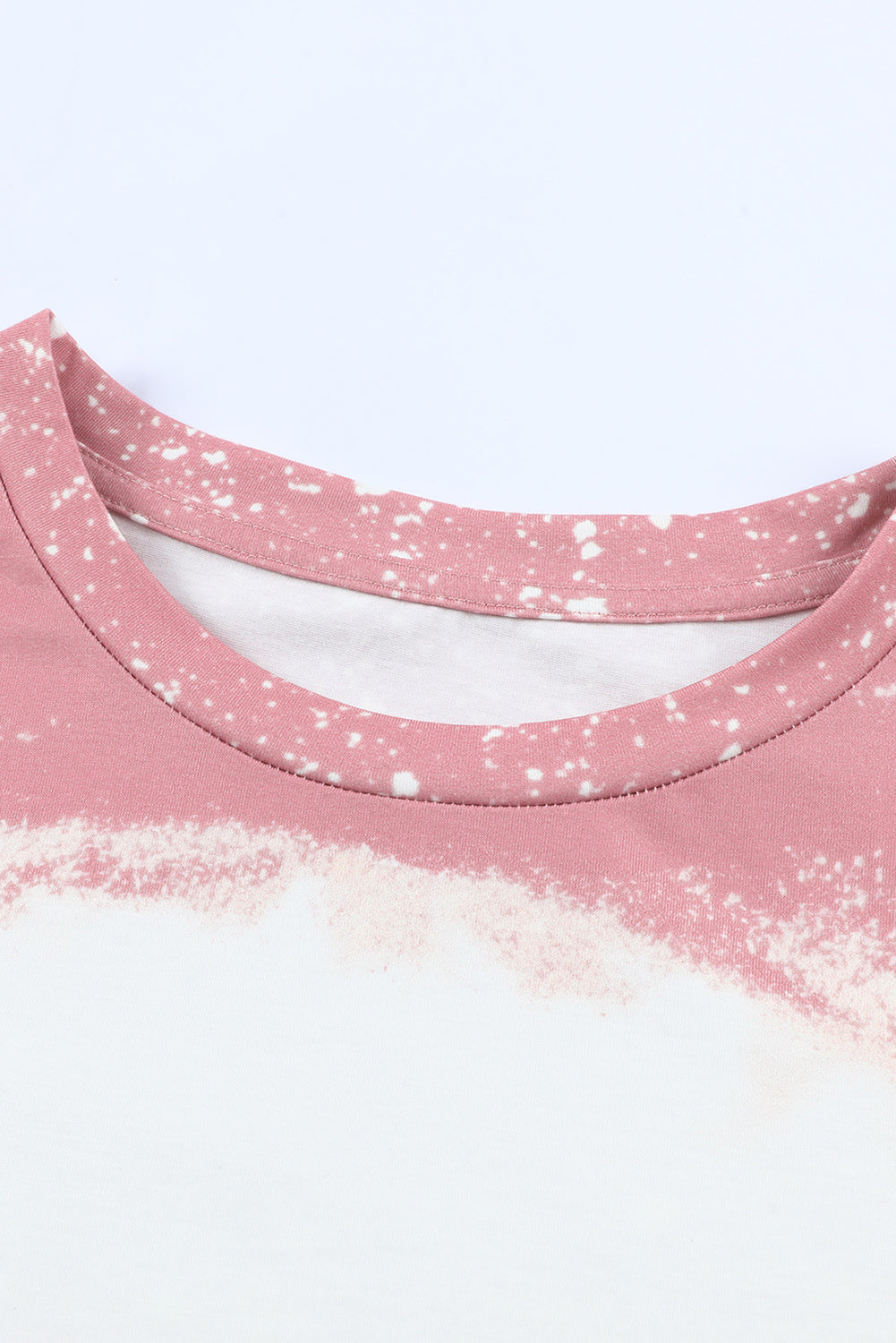 Tie Dye Bleached Short Sleeve T-Shirt
