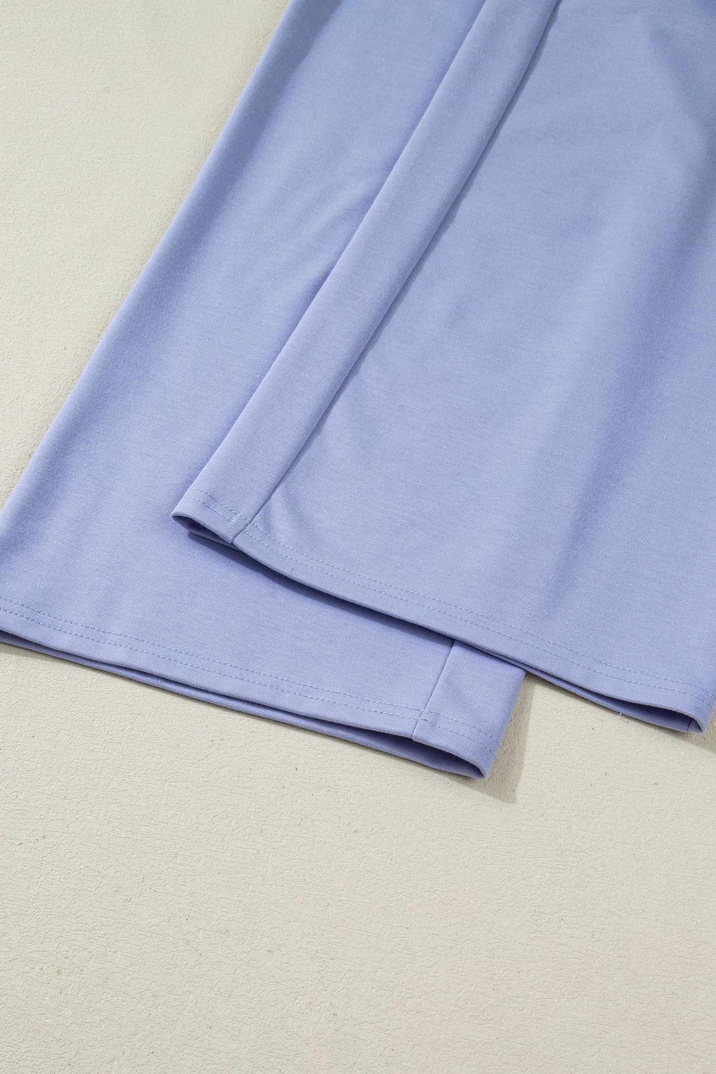 Flounce Long Sleeve Top and Drawstring Pants Set