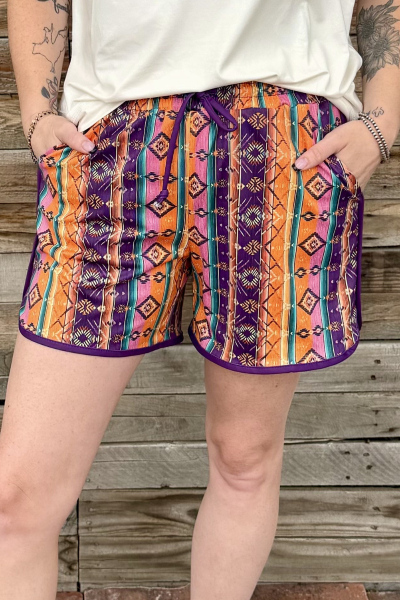 Sunset Mesa Long Shorts by Sterling Kreek