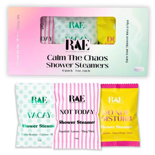 Calm The Chaos 6 Pack Shower Steamers - Made in USA