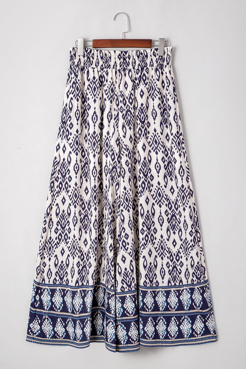 Boho Pattern High Waist Wide Leg Pants