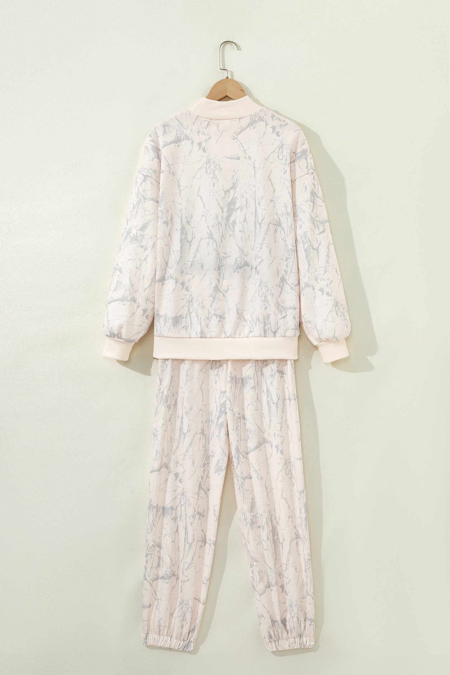 Camo Long Sleeve Top and Jogger Pants Set