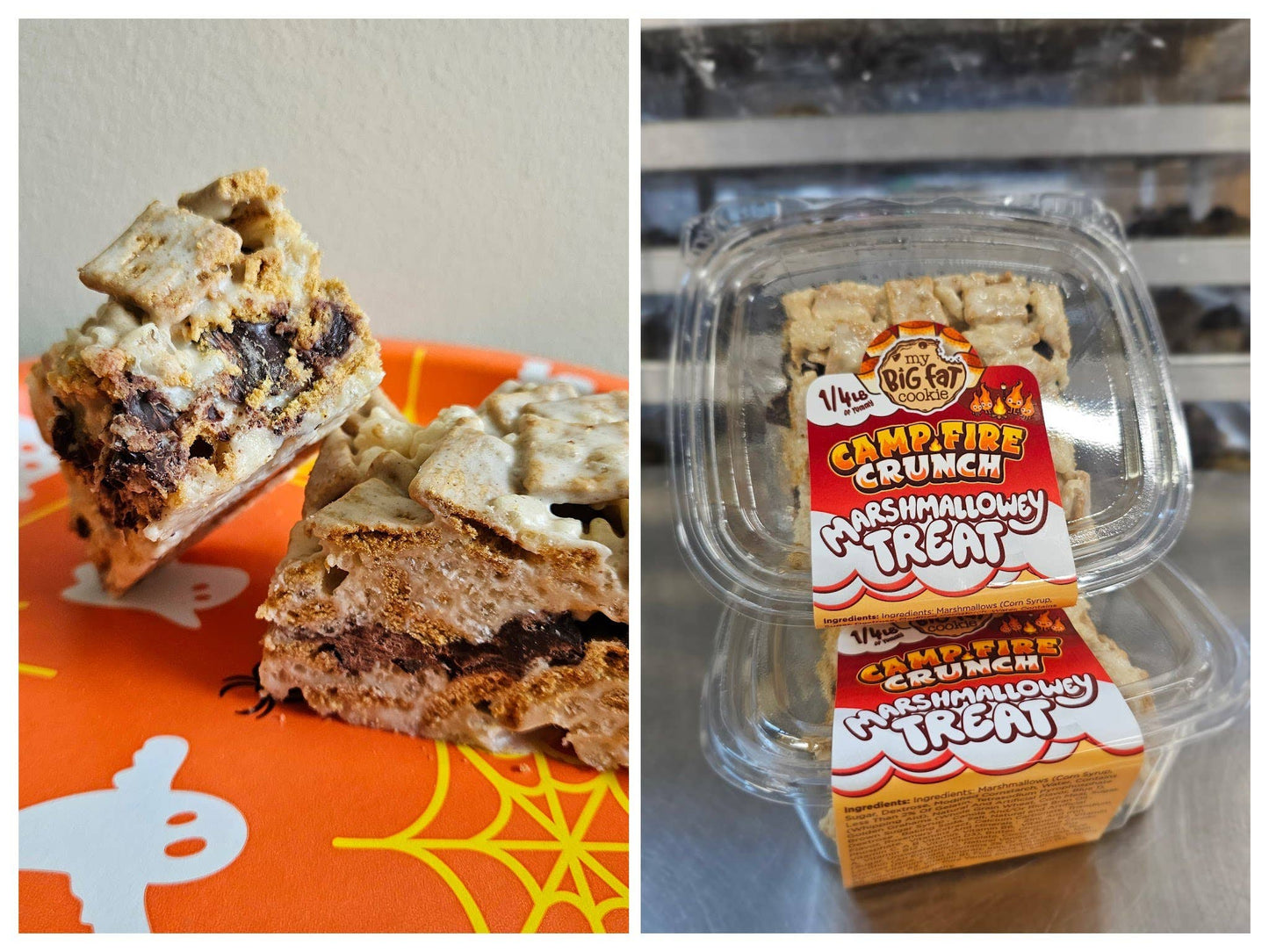 Marshmallowey Treat: S'mores Camp Fire Crunch