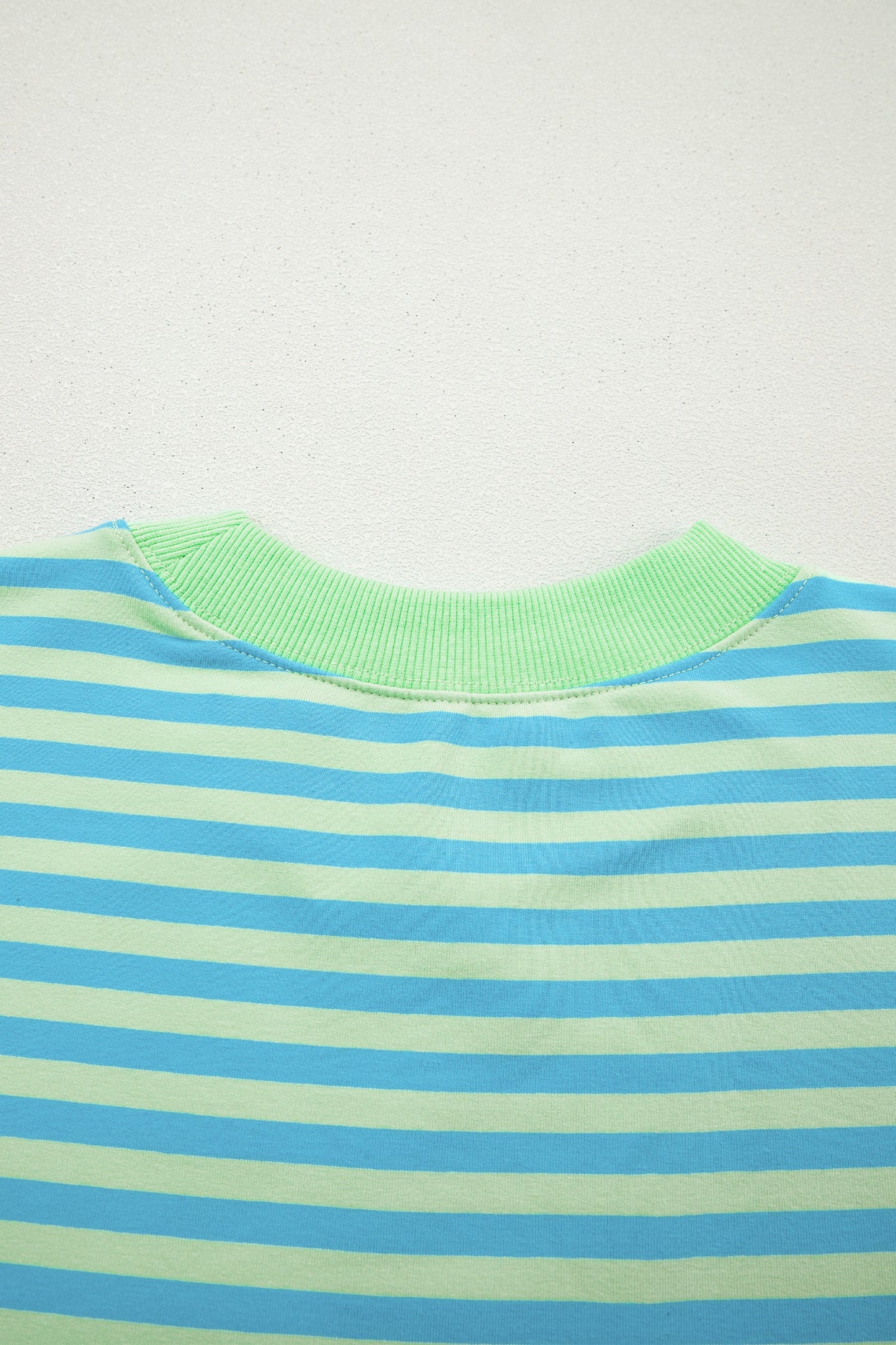 Stripe Colorblock Pullover & Pull-On Shorts Set