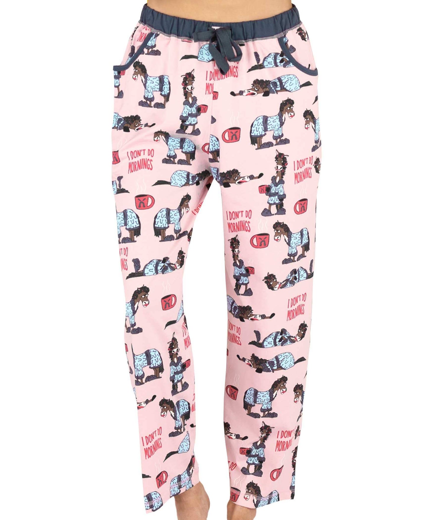 DDM Horse Women's Pajama PantDontDo Mornings By LAZY One
