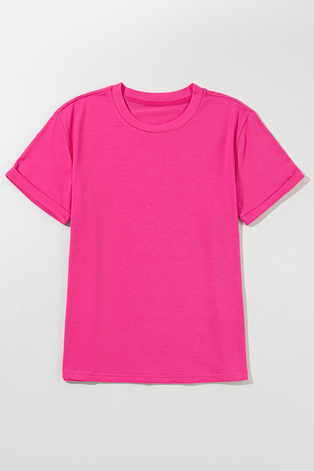 Plain Crew Neck Tee