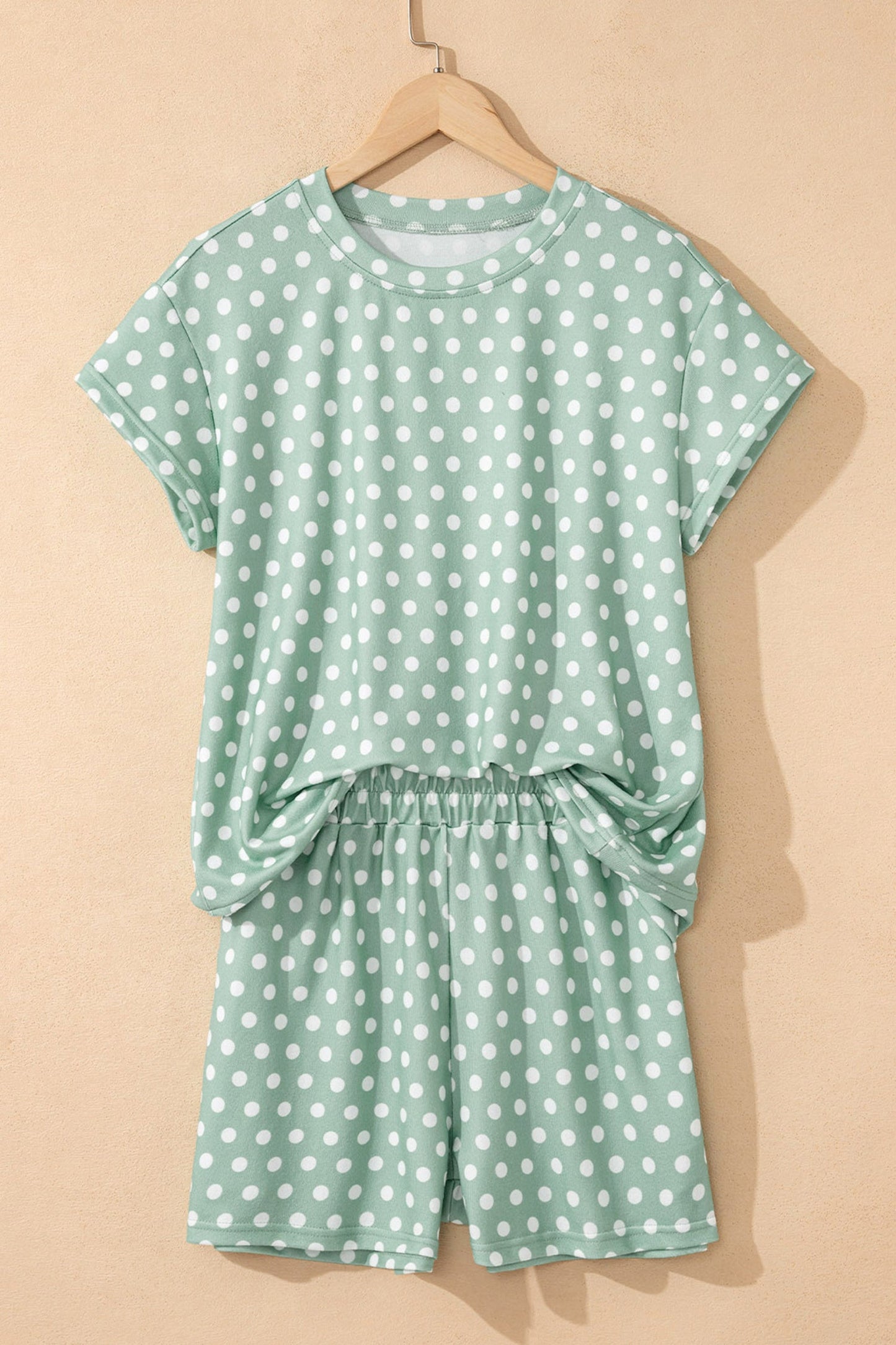 Polka Dot Short Sleeve Top & Shorts Set
