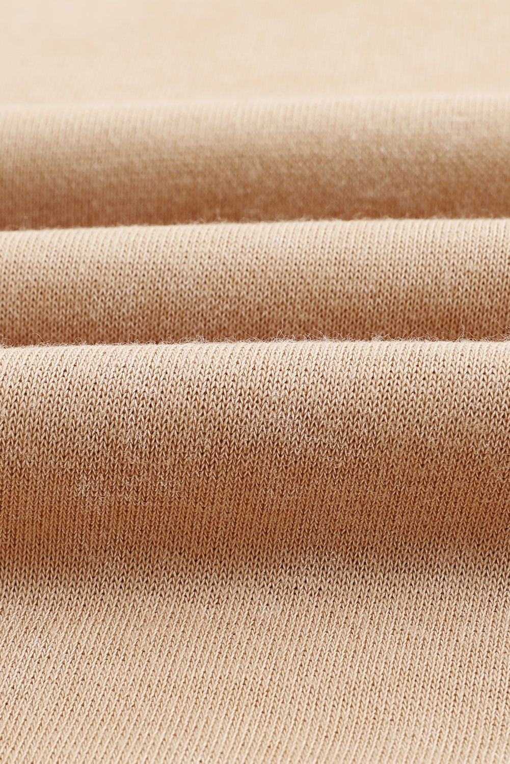 Solid Ribbed Trim Drop Shoulder Oversize Sweatshirt