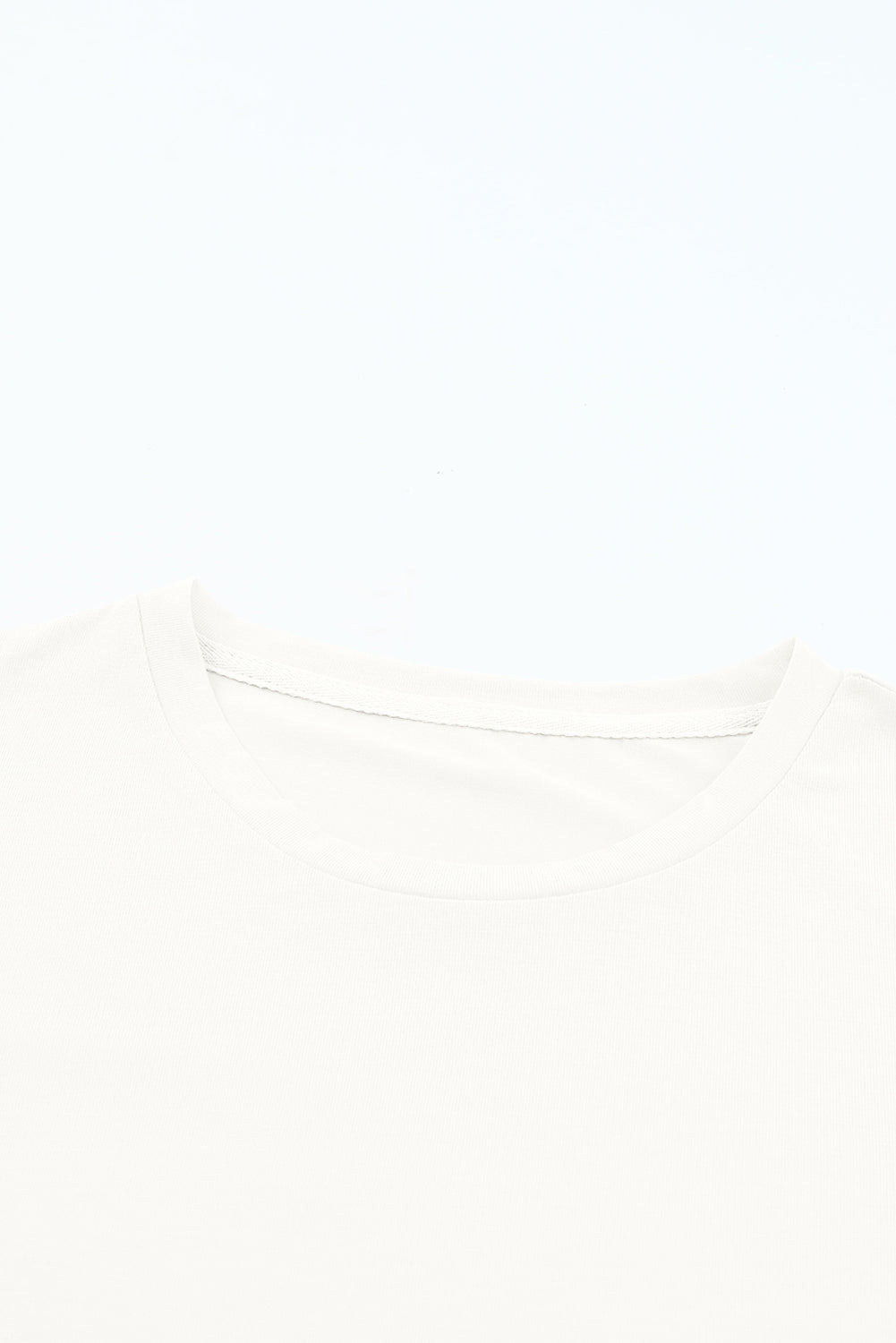 Plain Crew Neck Tee