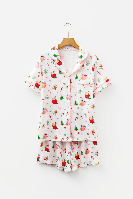 Christmas Spirits Shirt and Shorts Pajama Set