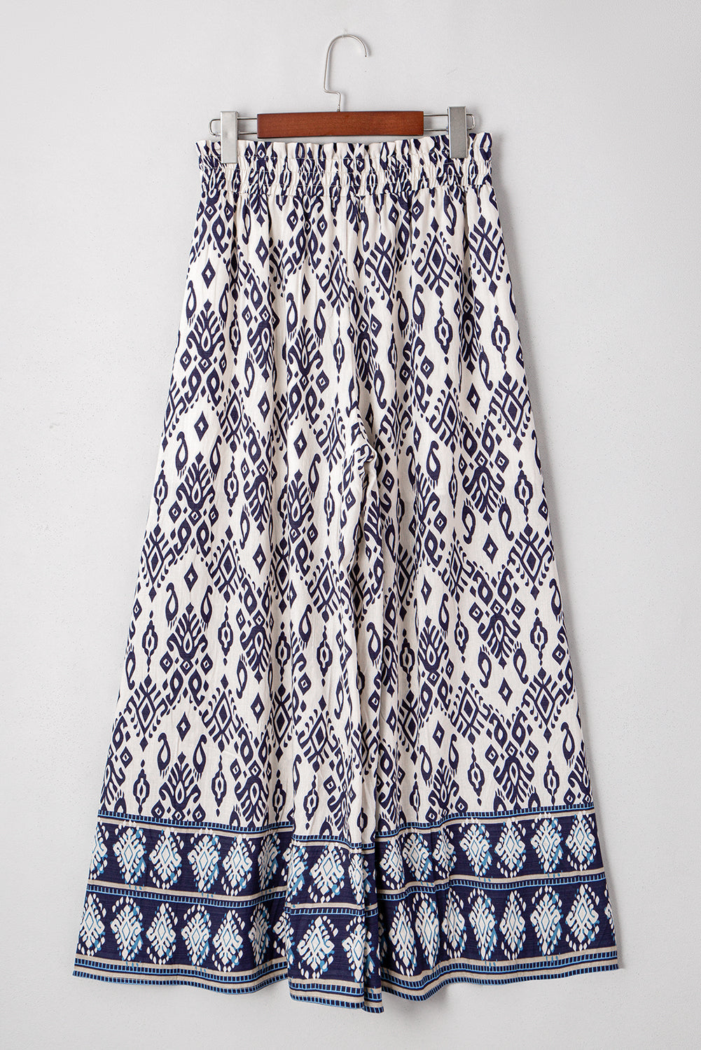 Boho Pattern High Waist Wide Leg Pants