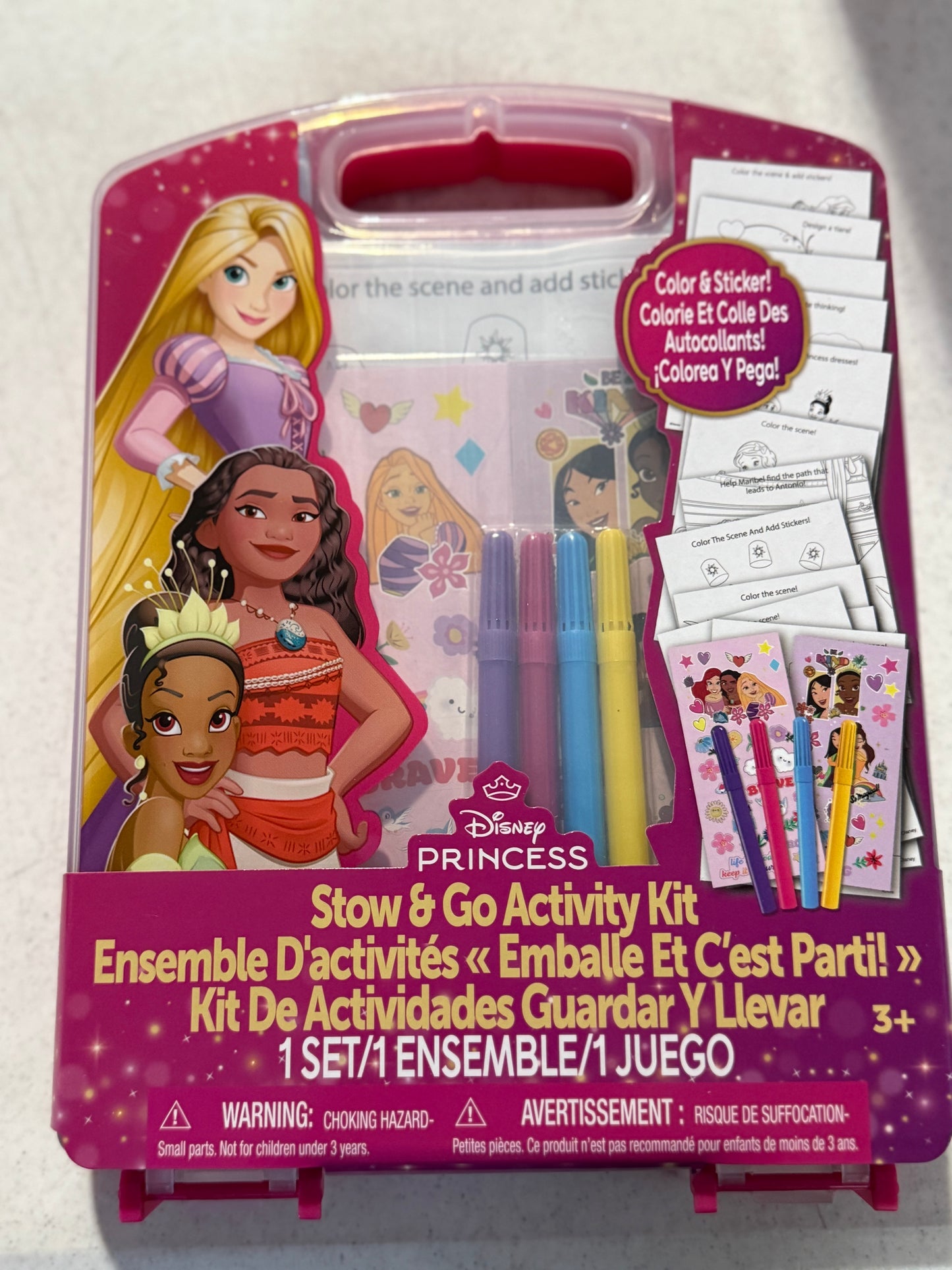 Disney Princess Stow and go activity set