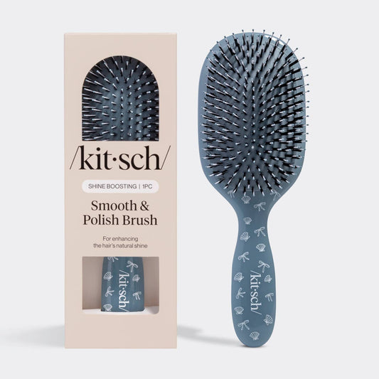 Smooth & Polish Brush - Coastal Blue Print by KITSCH