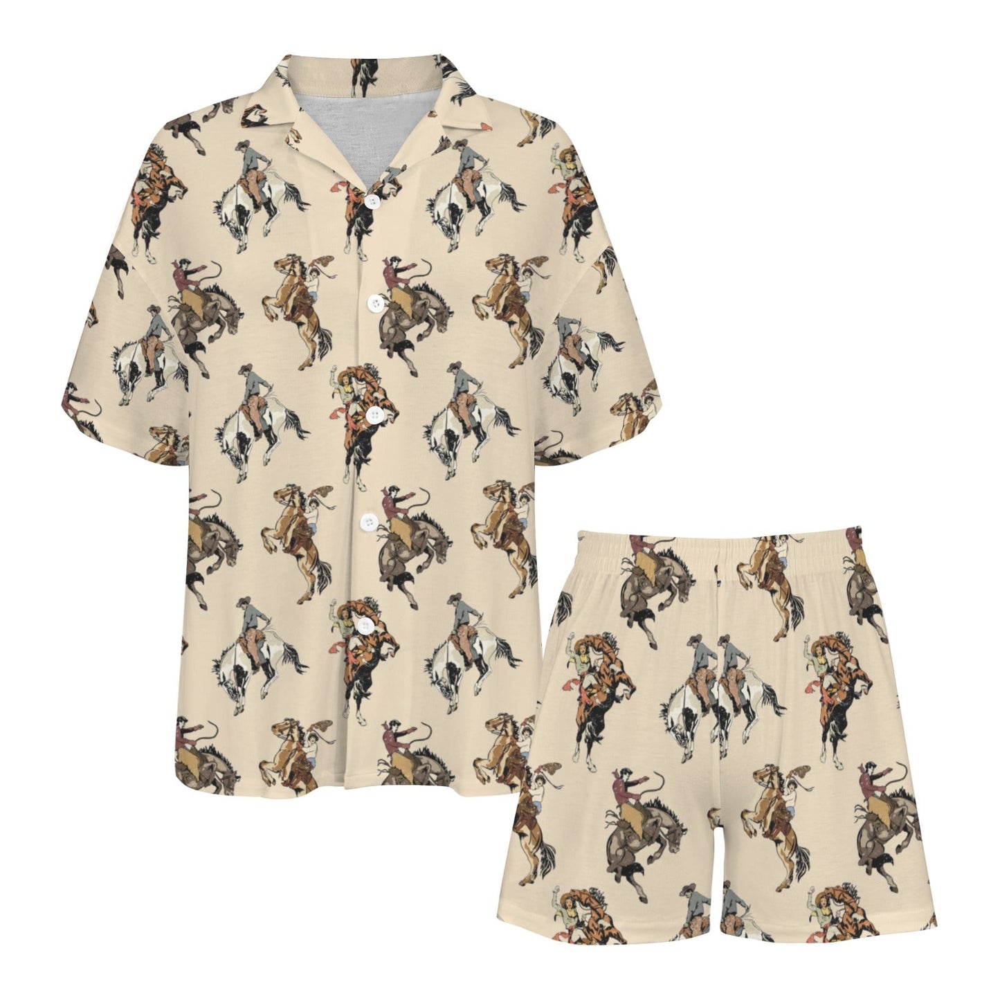 Baha Ranch Vintage Cowgirl Women's Pajamas Made in America