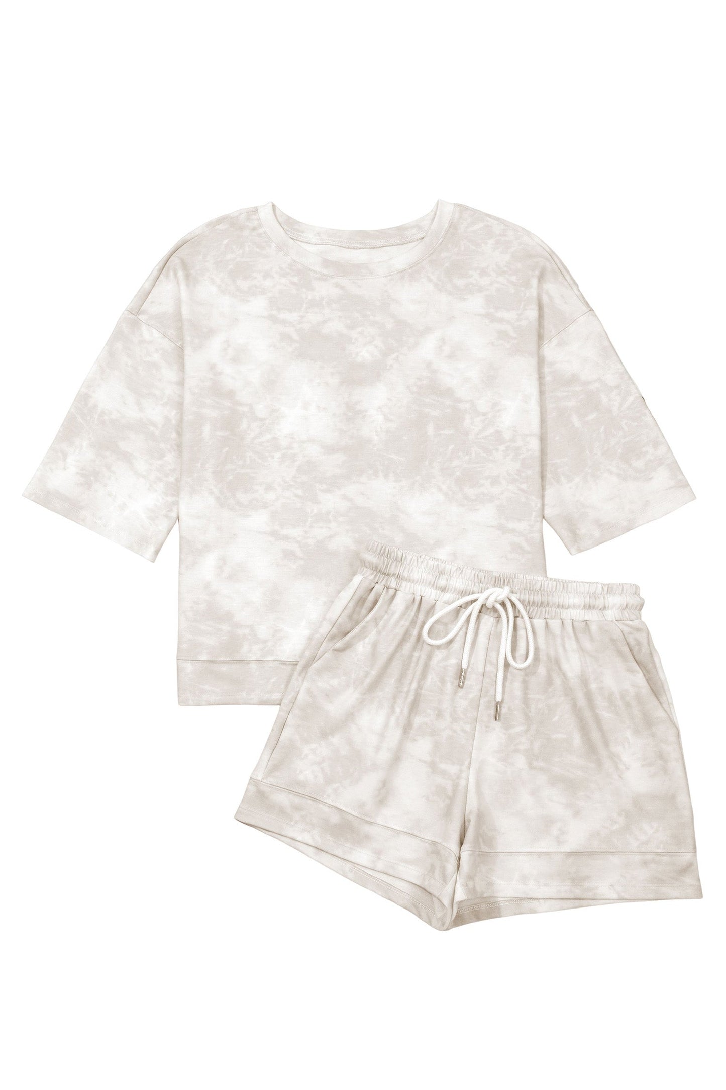 Tie Dye 3/4 Sleeve Top and Shorts Set