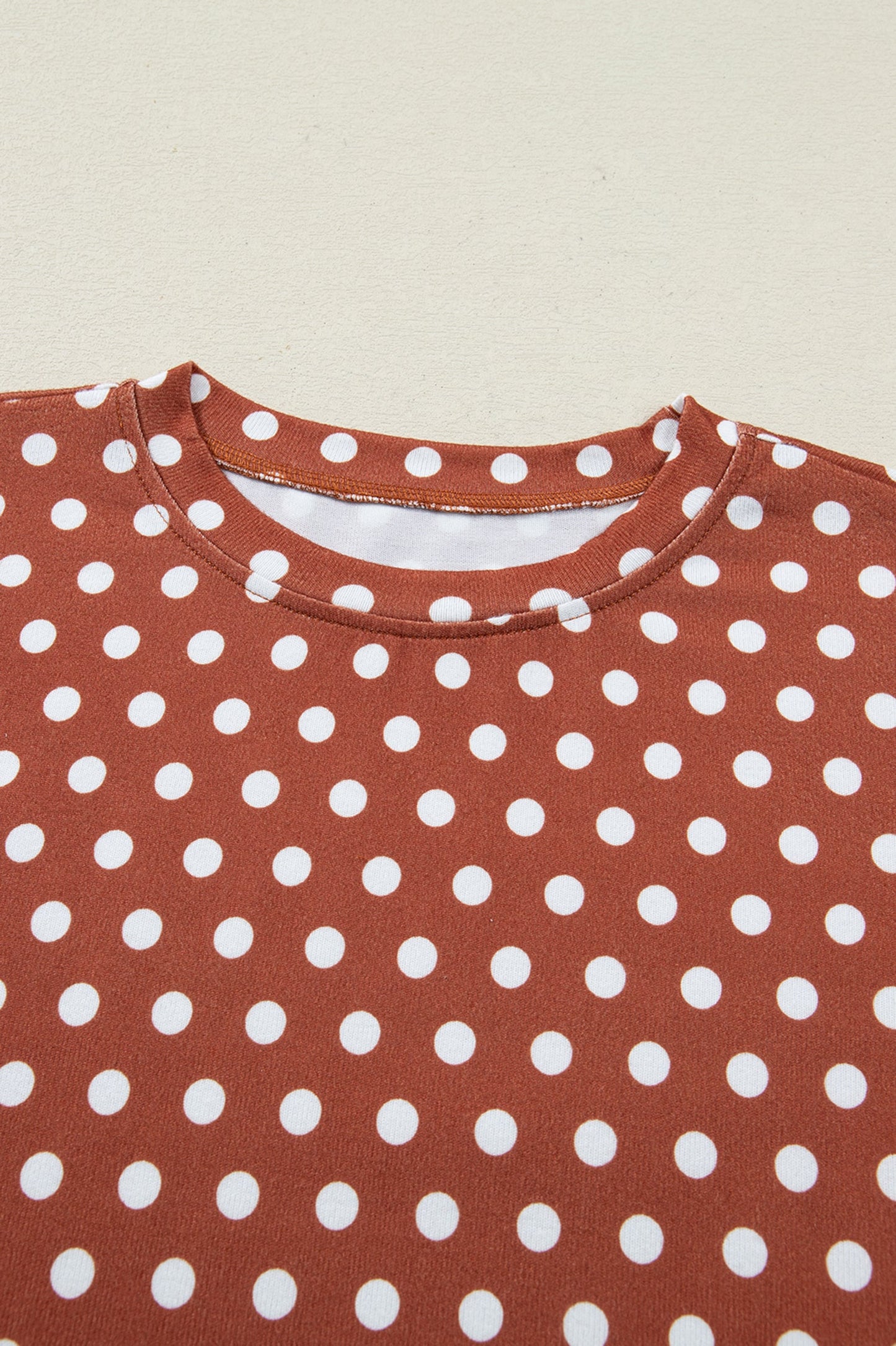 Polka Dot Short Sleeve Top & Shorts Set