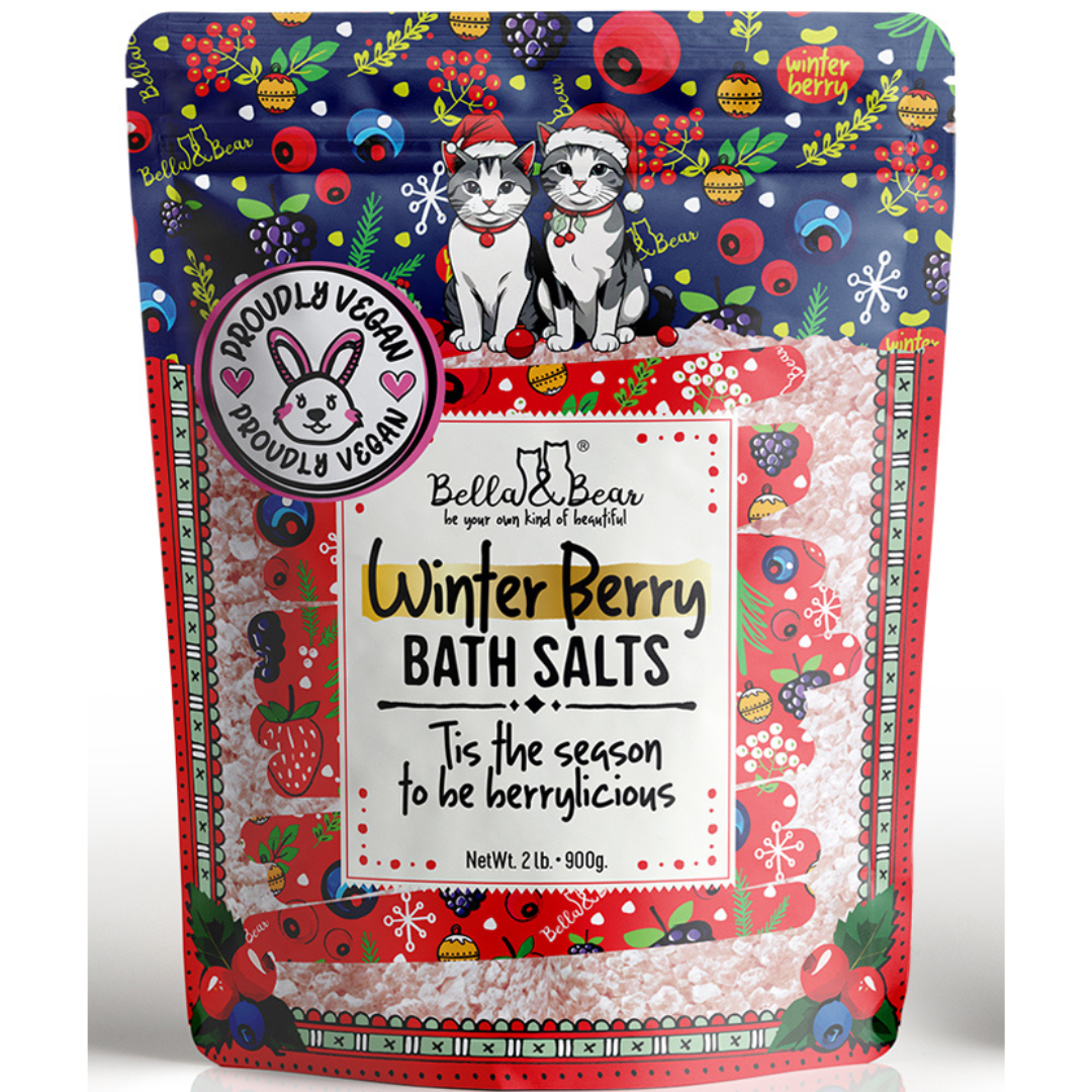 Winter Berry Holiday Bath Salts | Bath Soak | Xmas 2lb Packs