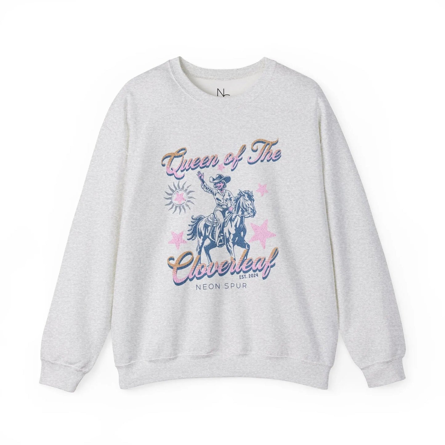 Queen of The Cloverleaf Crewneck Sweatshirt