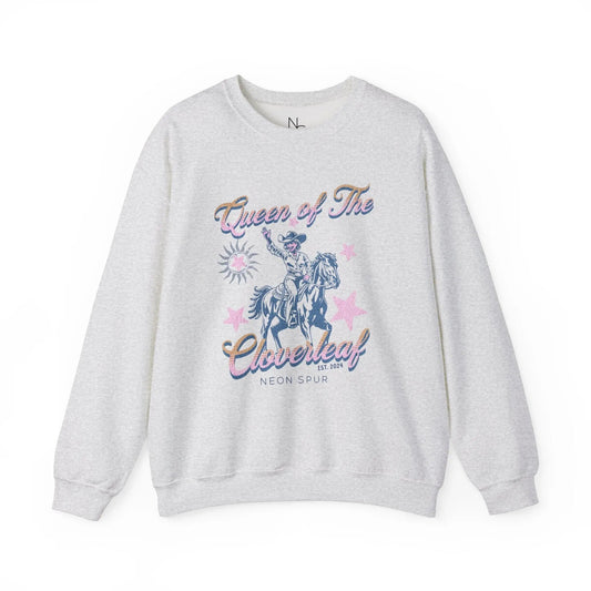 Queen of The Cloverleaf Crewneck Sweatshirt