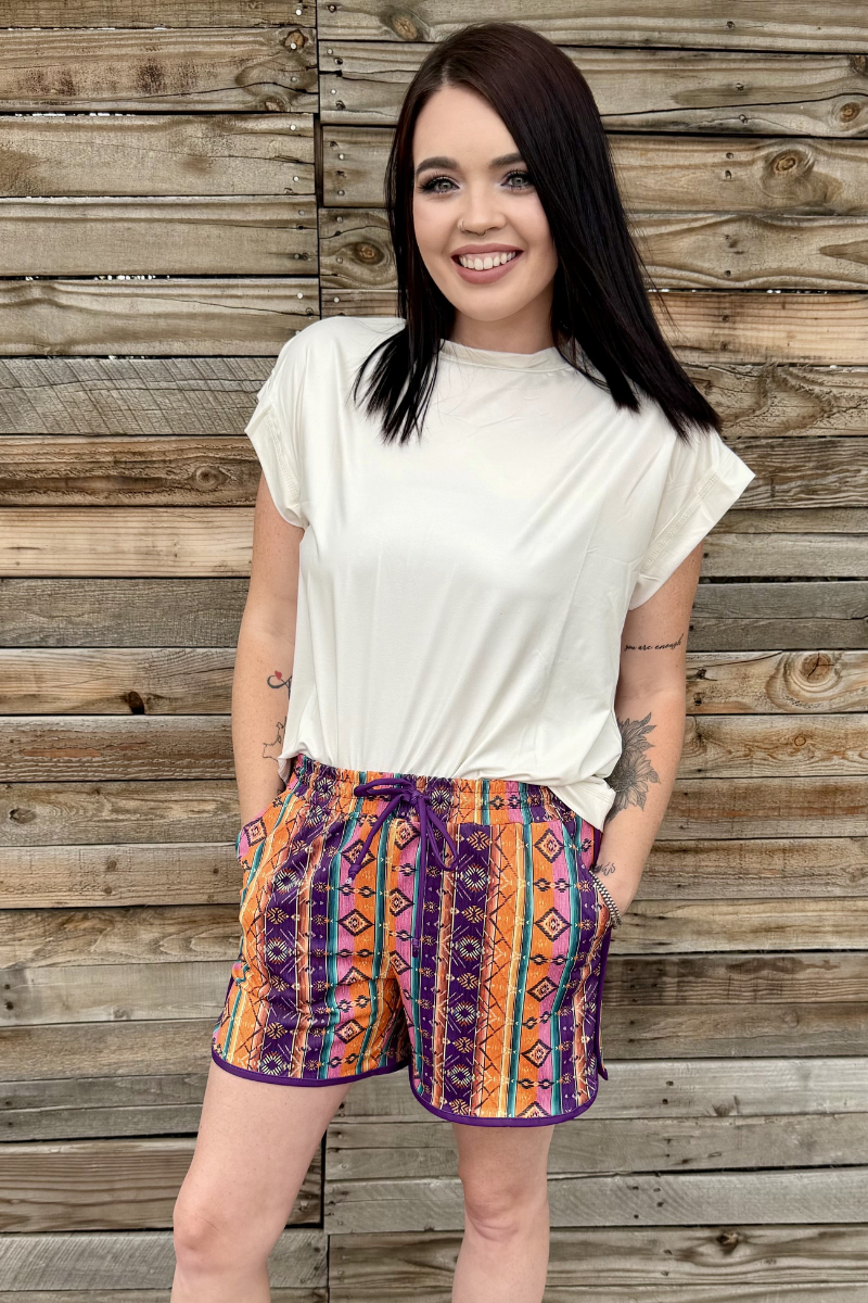 Sunset Mesa Long Shorts by Sterling Kreek