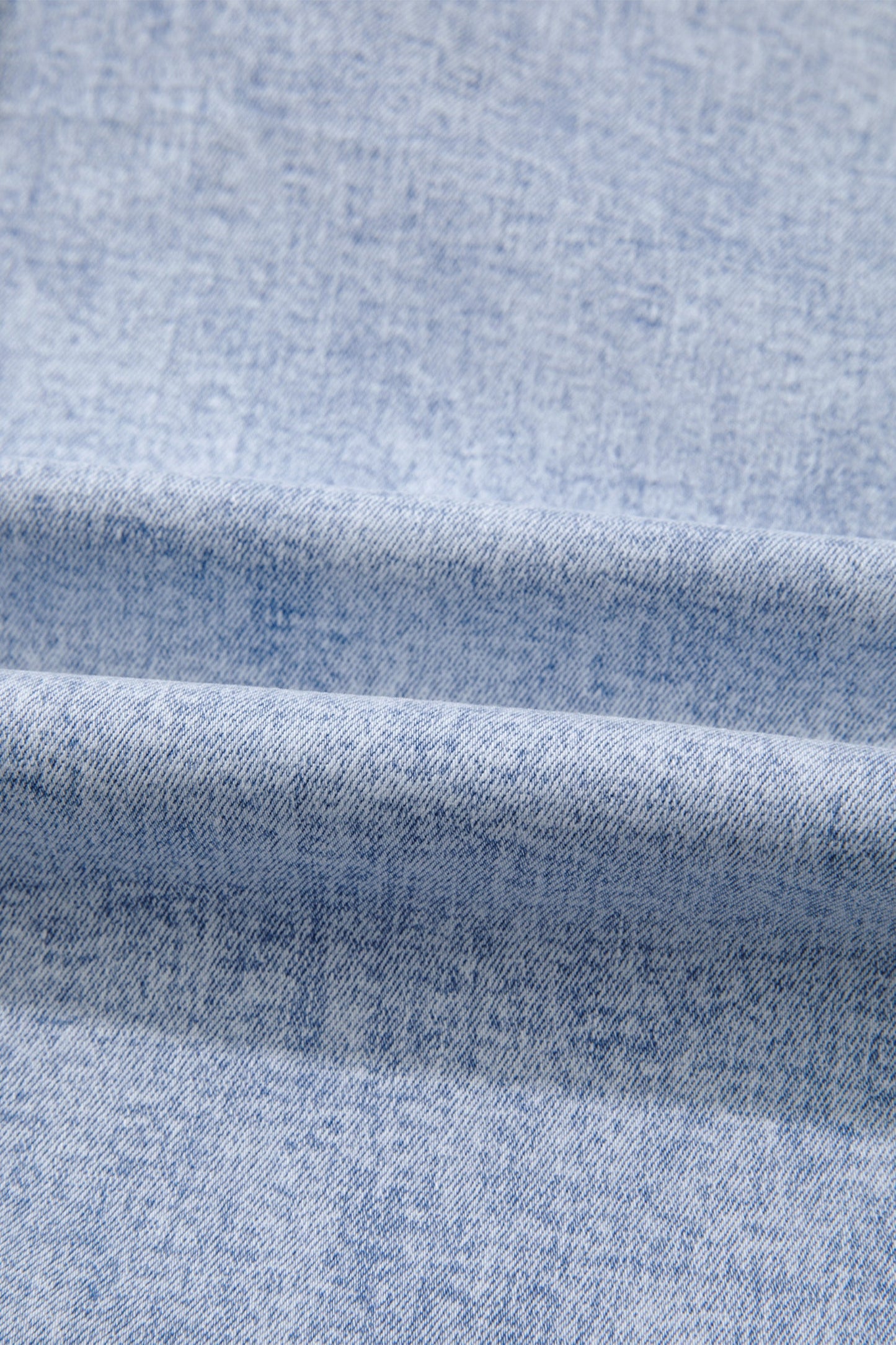 Denim Light Wash Elastic Waist Barrel Jeans