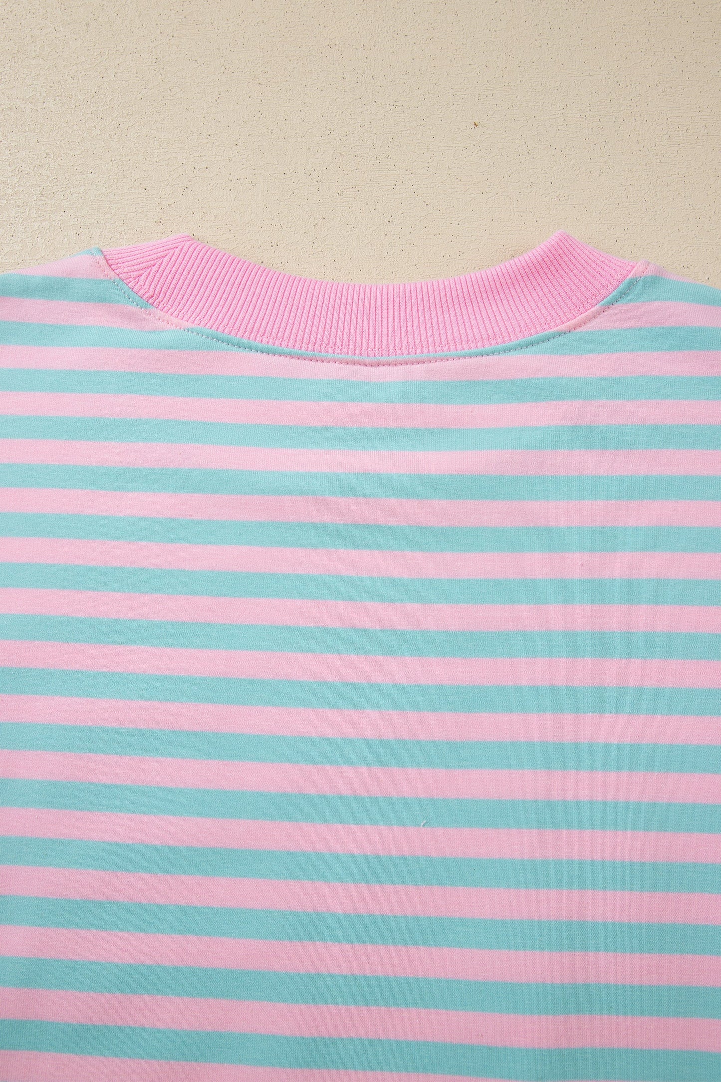 Stripe Colorblock Pullover & Pull-On Shorts Set