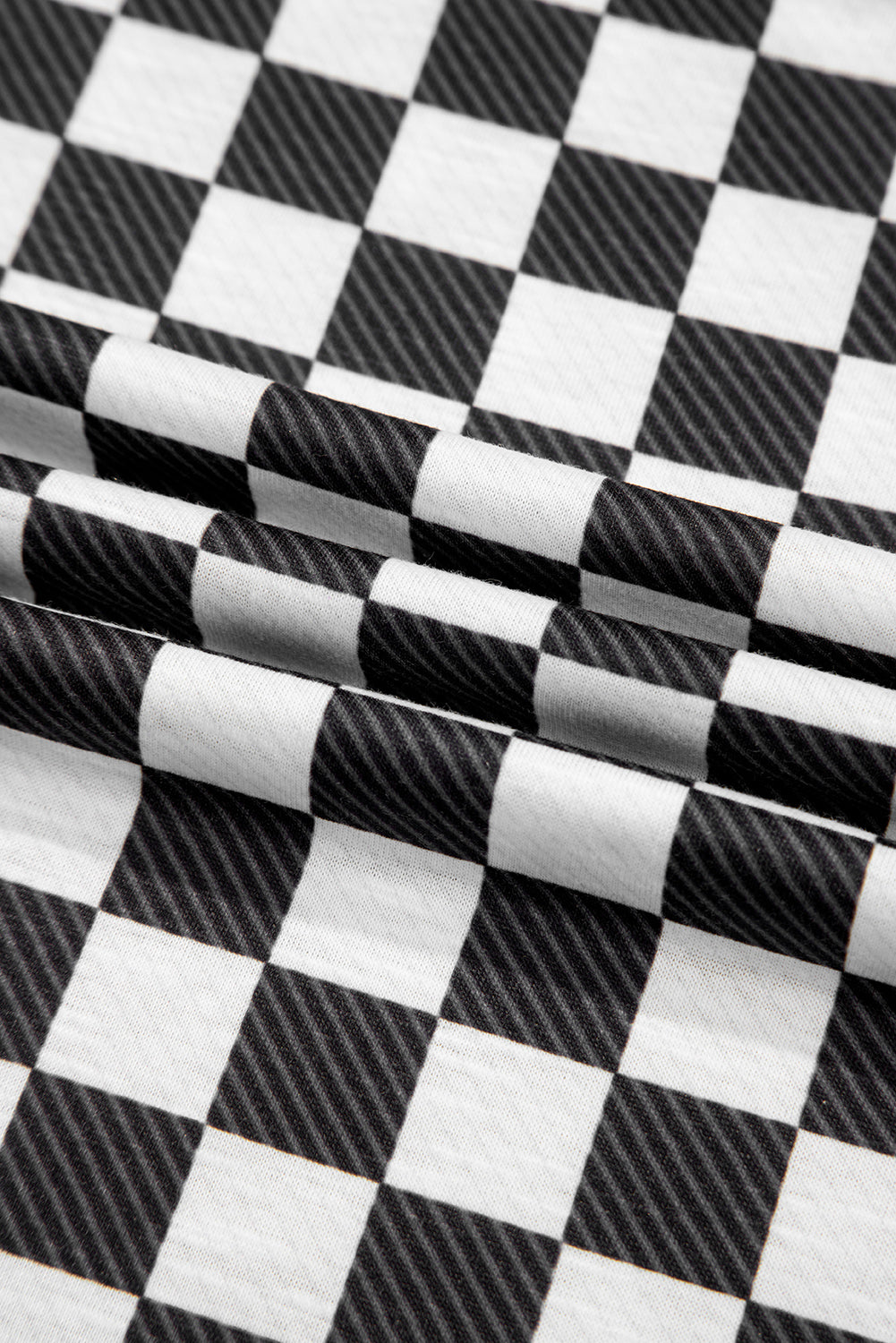 Checker T-Shirt Top & High Waist Skorts Outfit