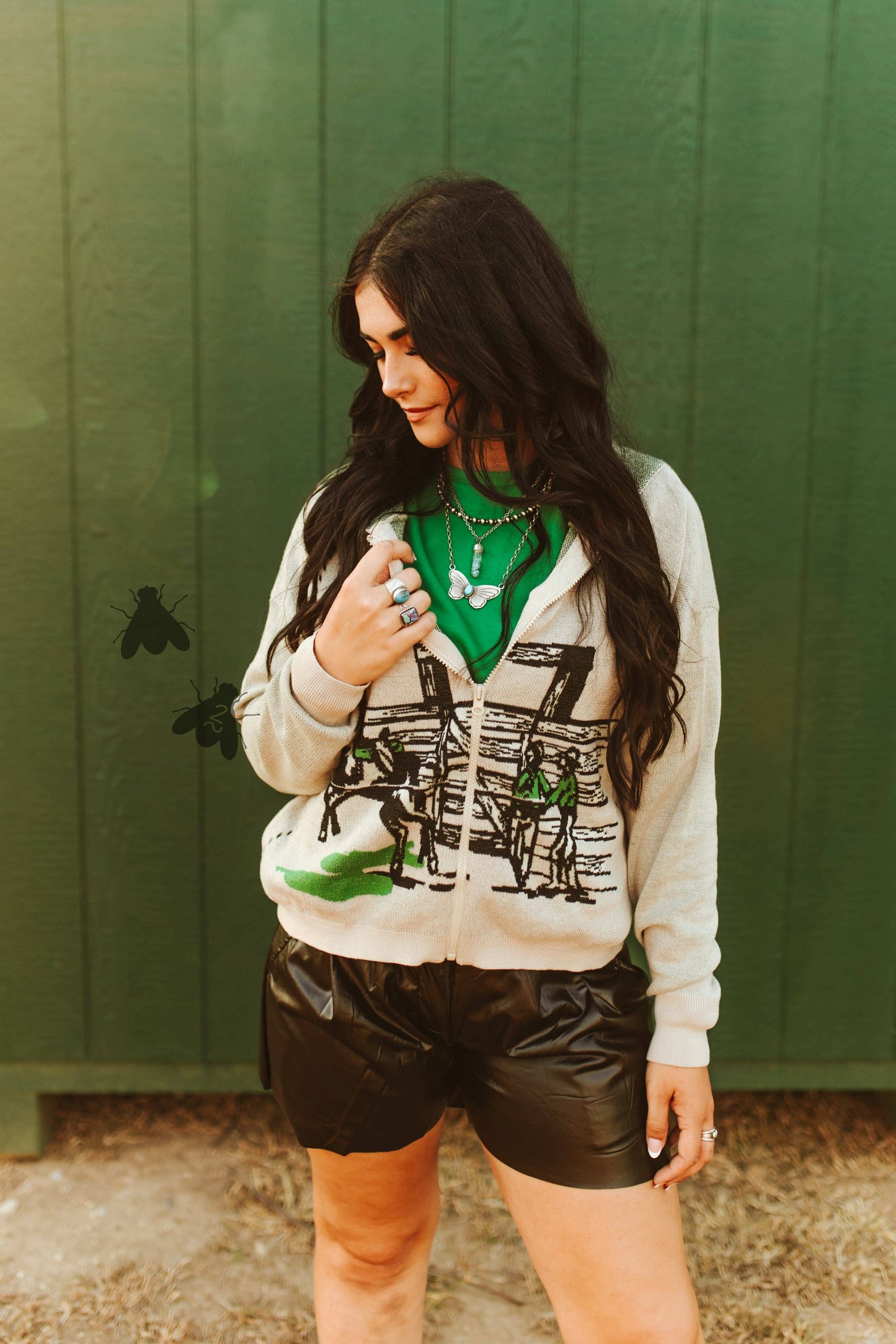THE RANCHITA *VERDE Sweater by 2 Fly
