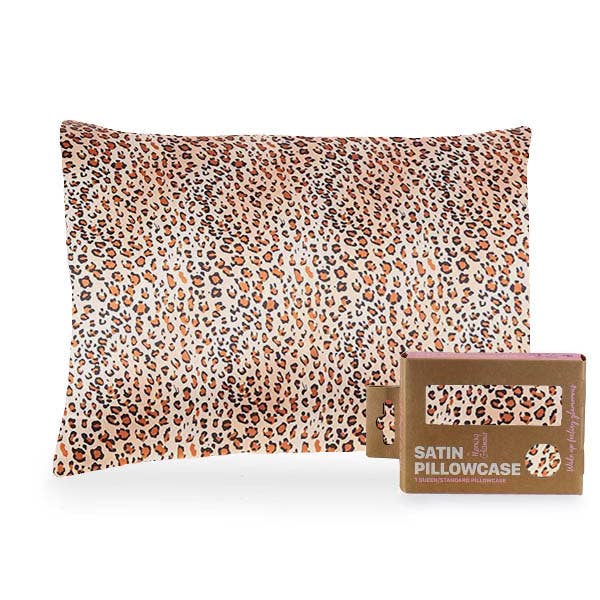 Eco Packaged Satin Pillowcase for Hair & Skin-Queen/Standard
