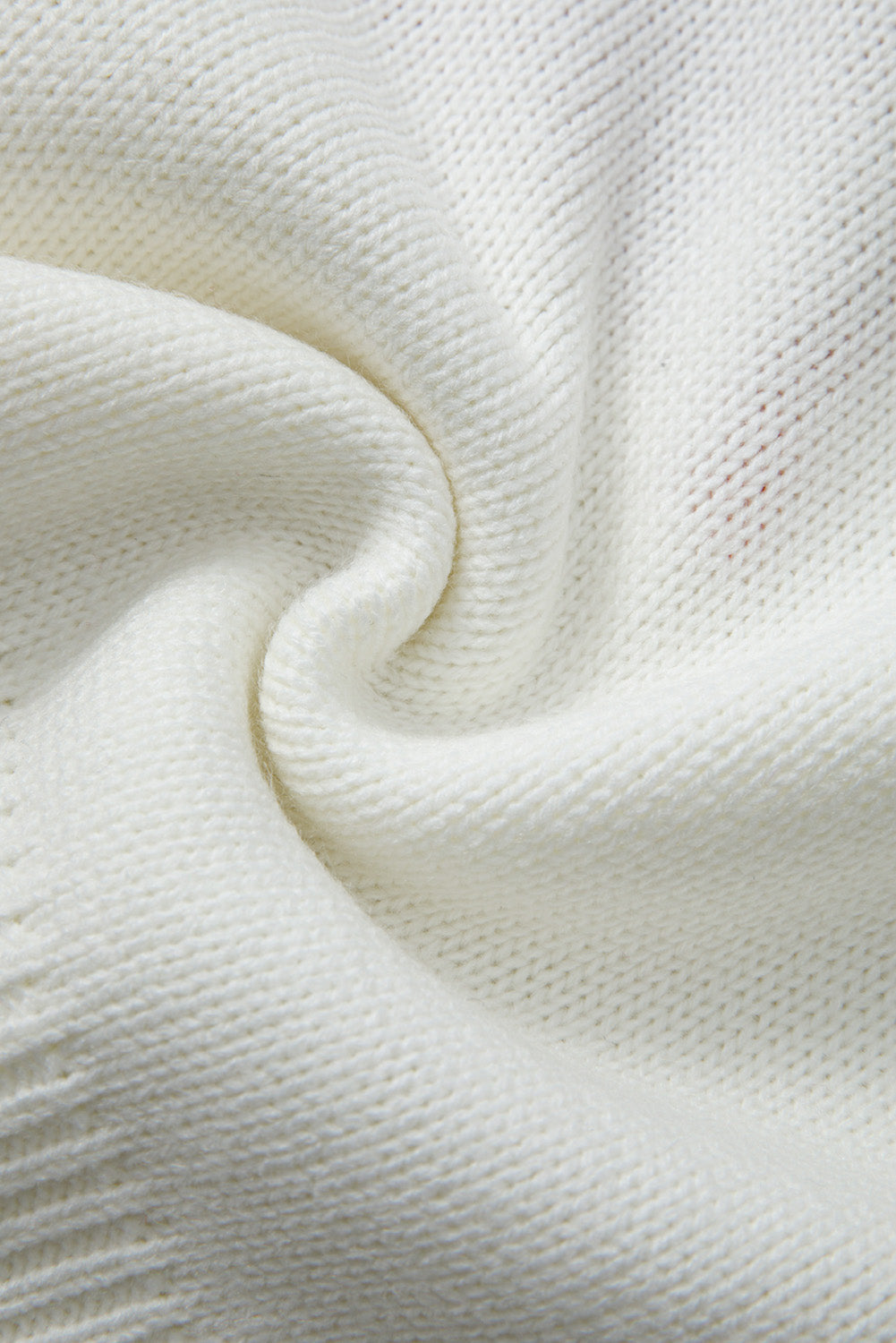 Bow Colorblock Christmas Long Sleeve Sweater