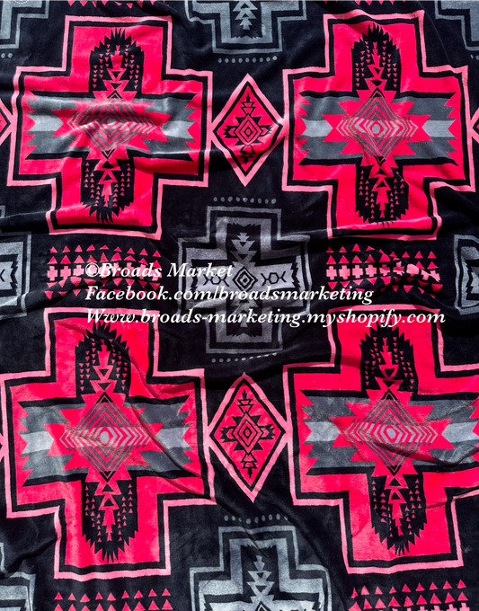 Samaritan Red Crosses Super Plush Blanket