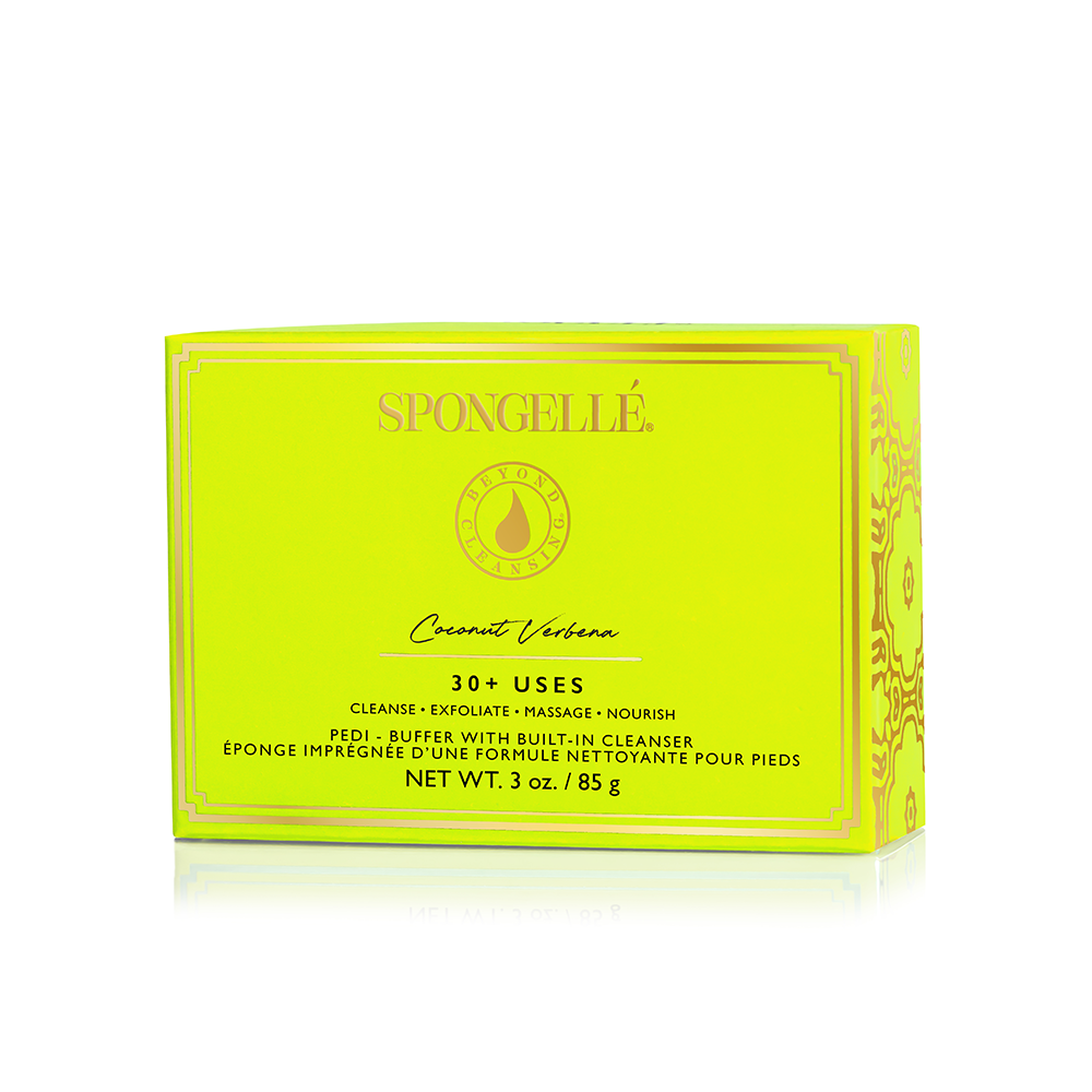 Coconut Verbena Wild Flower, Pedi Buffer, and Body Wash Refill Set