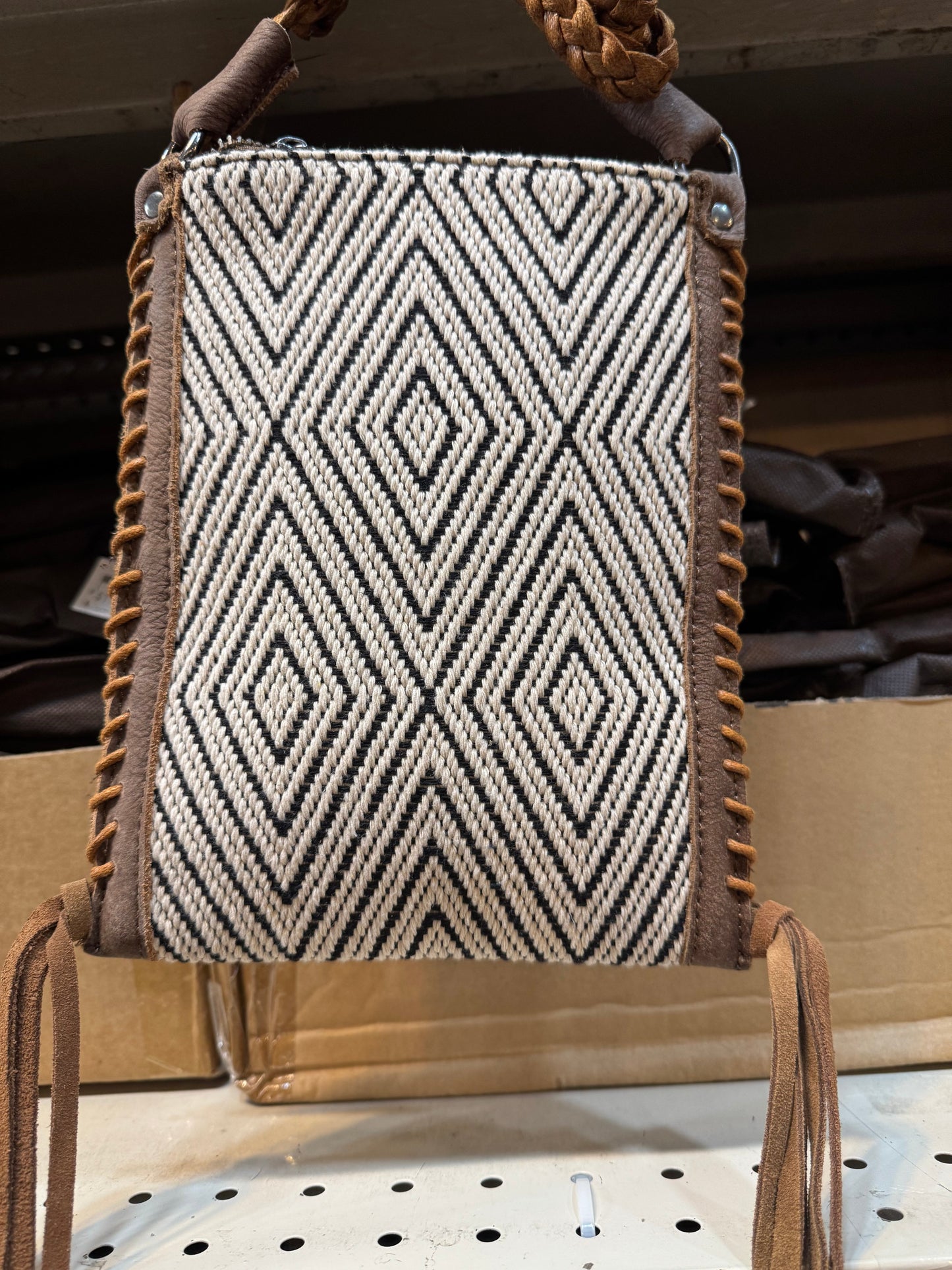 Aztec Diamond Crossbody Purse