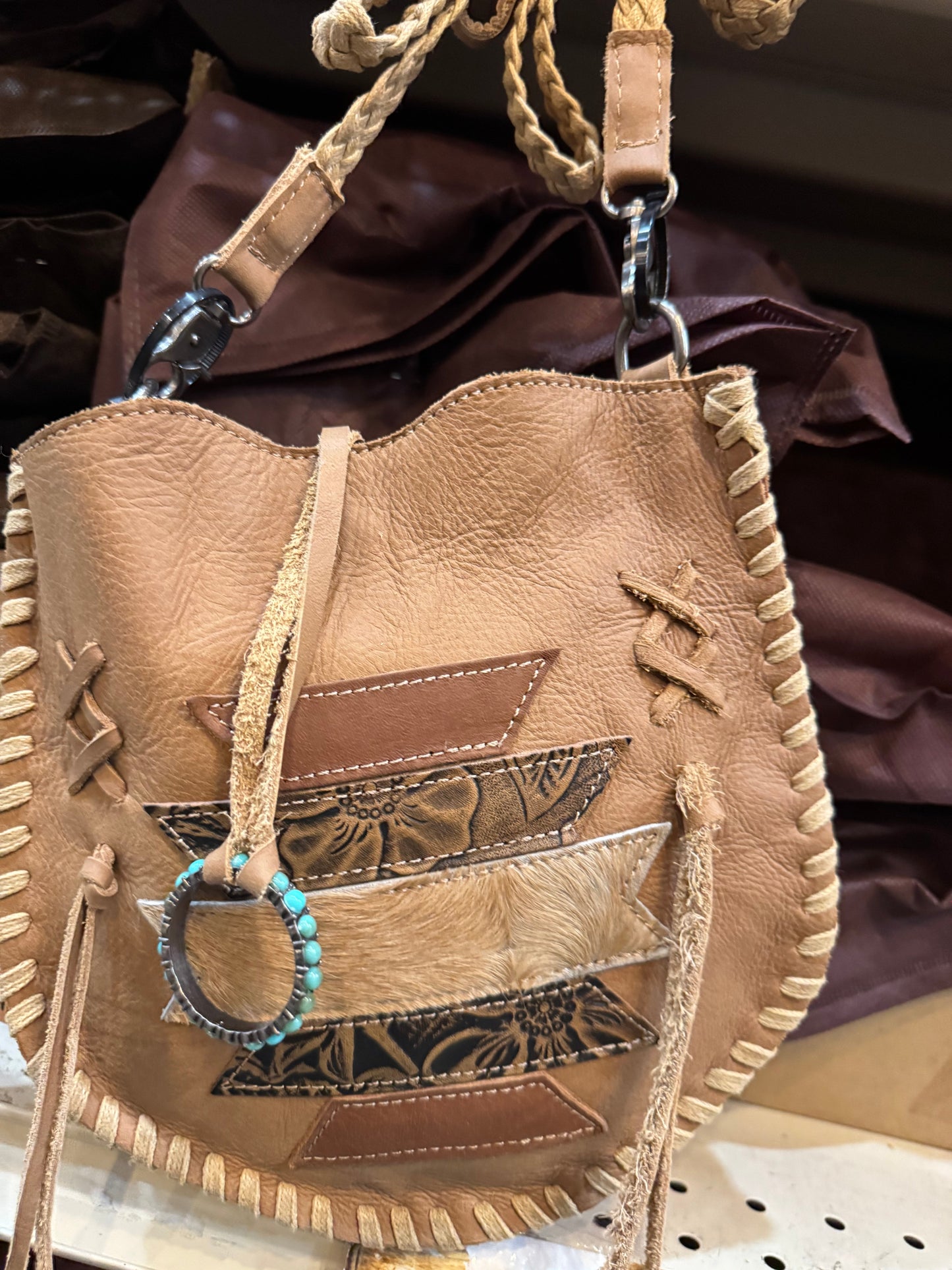 Aztec Ziglag Leather Purse