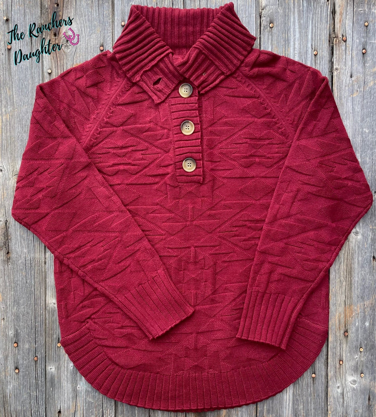 Ariat Women's Cabernet Ornate Pullover Sweater