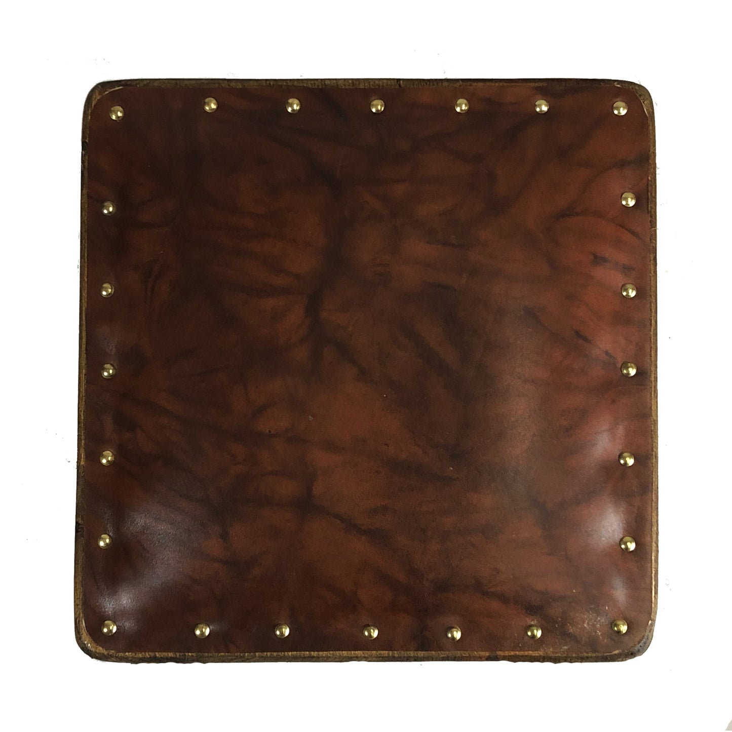 Yugo 24" No back Bar stool with Leather seat