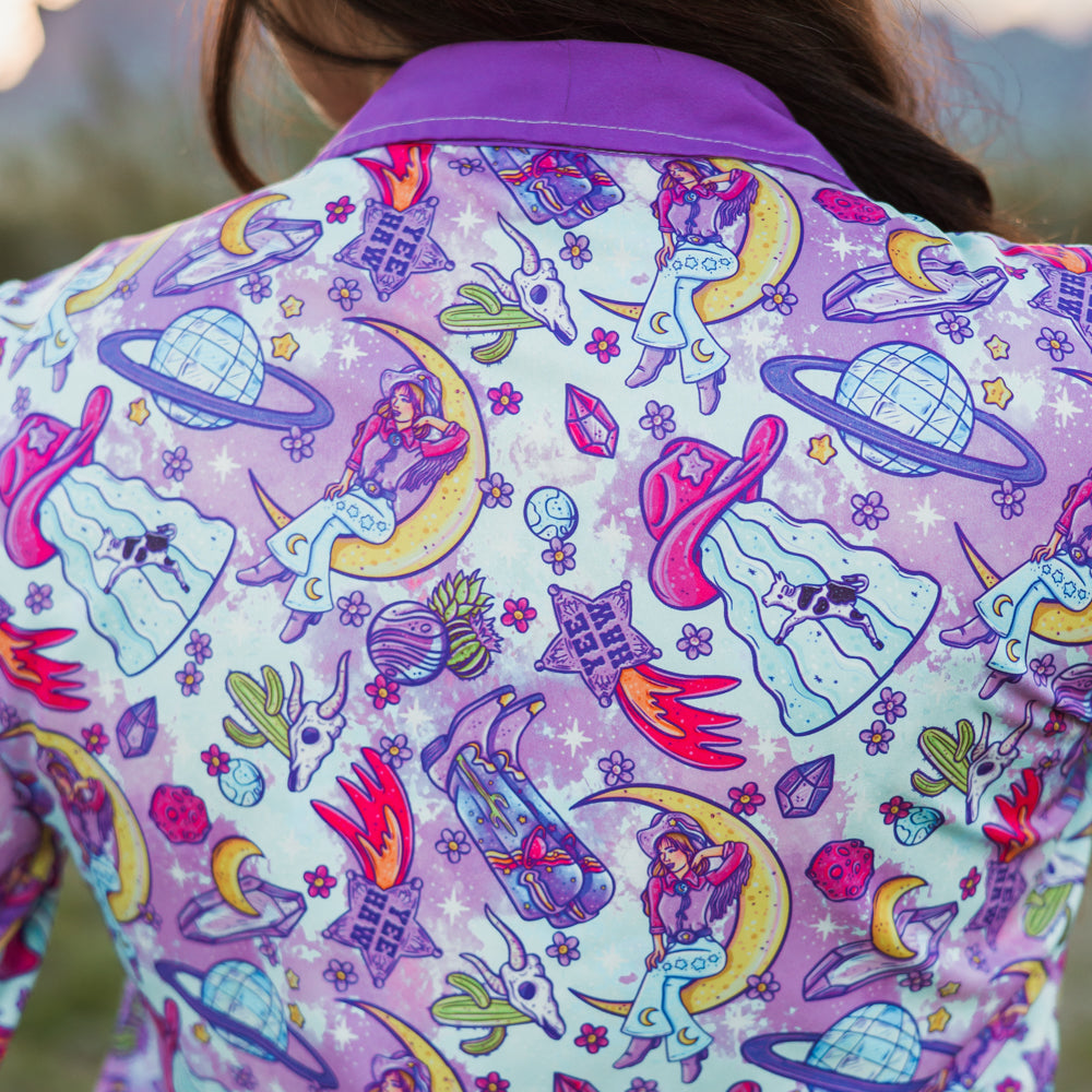 Cosmic Cowgirl Button Down