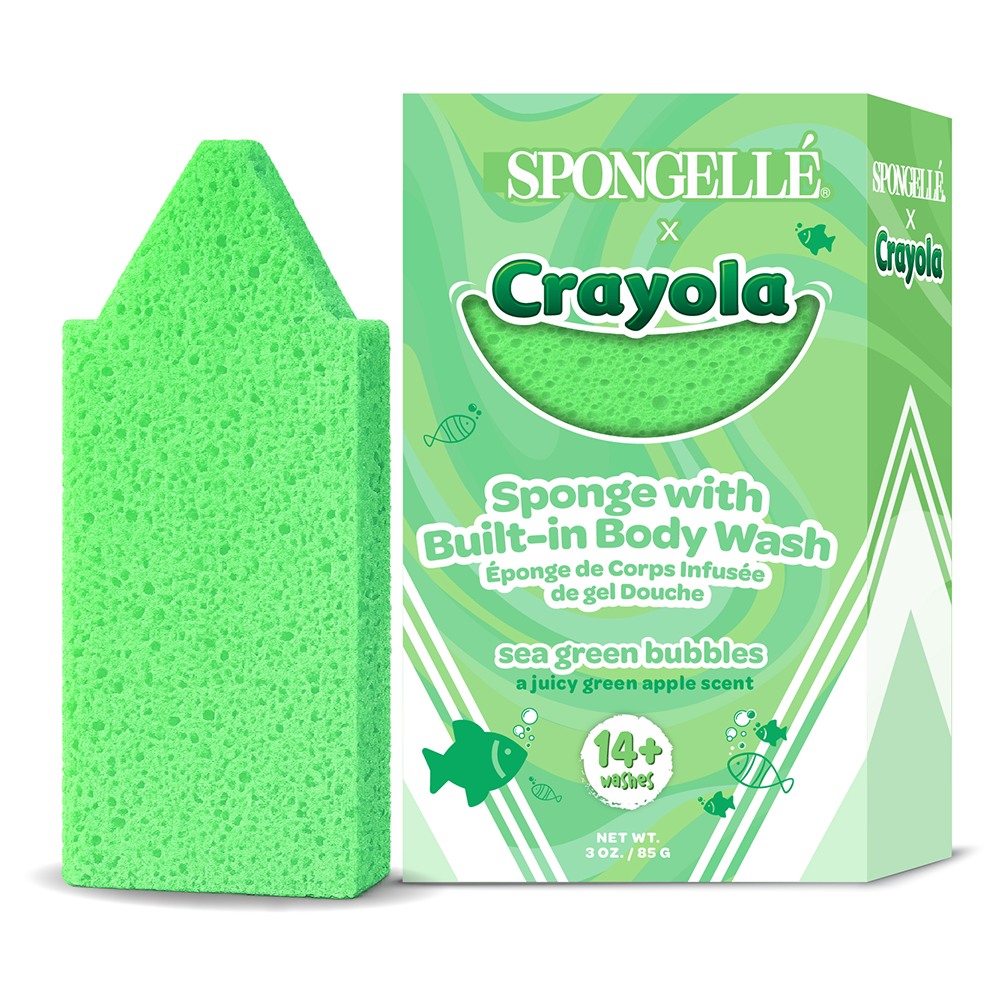 Sea Green Bubbles Body Buffer | Crayola