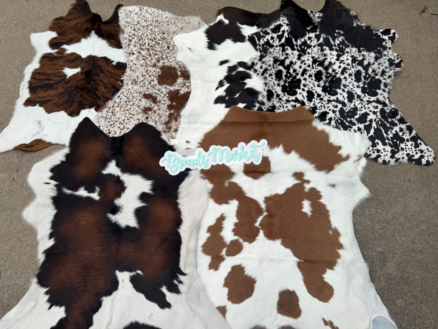 3’ Cowhide Rugs