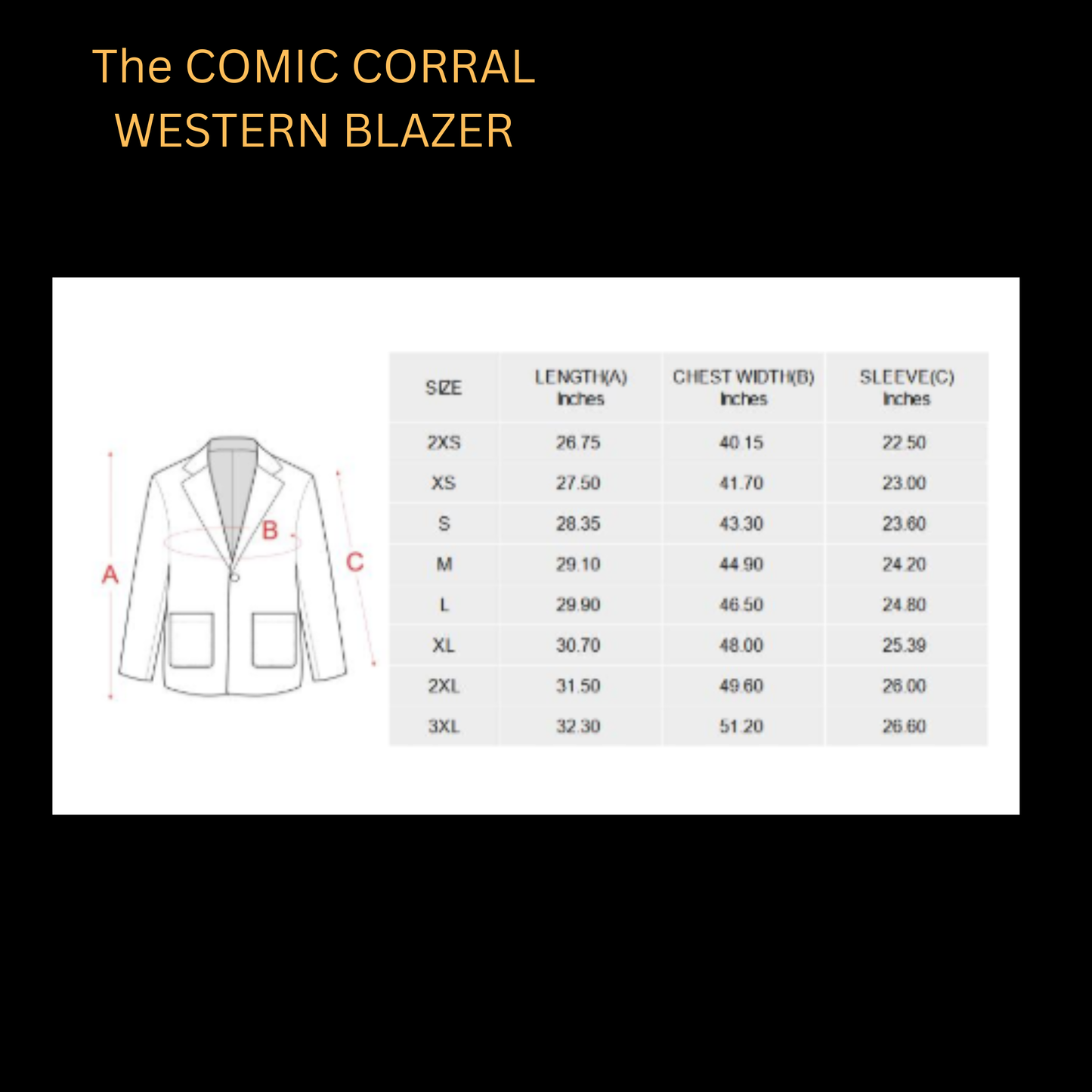 Baha Ranch The Comic Corral Cowgirl Western Rodeo Blazer
