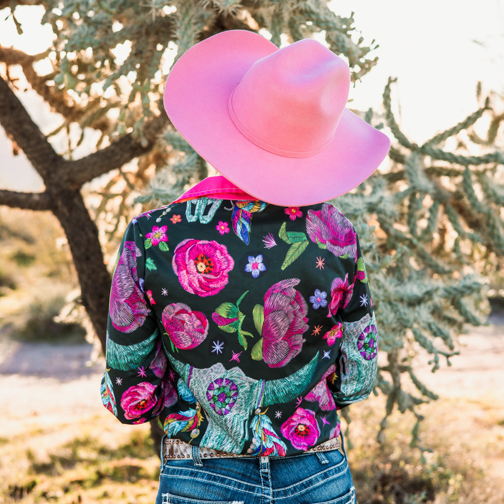 Desert Bloom Button Down