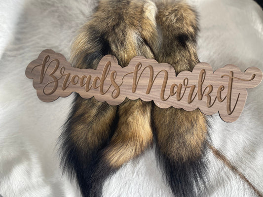 Coyote Tail Keychain