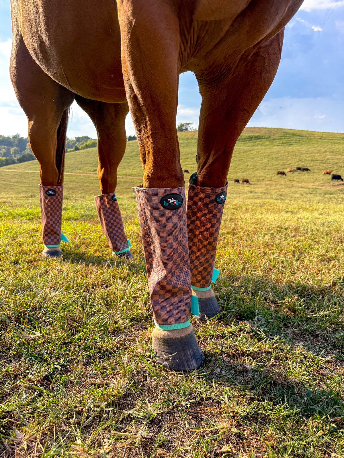 Checks Out Boujee Brown Stomp Stopper Fly Boots
