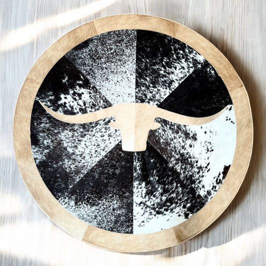 4x4 Longhorn patchwork rug