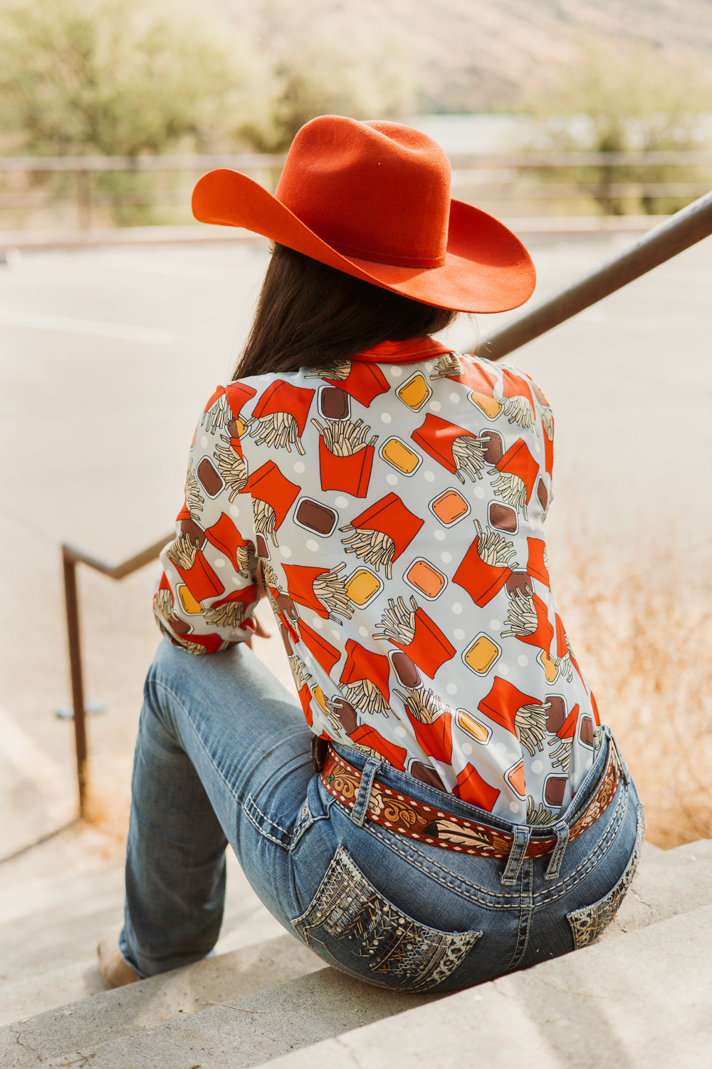 Feed Me Fries & Tell Me I'm Pretty Button Down