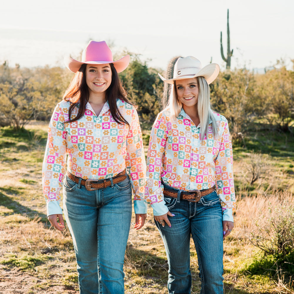 *LAST CHANCE* Flower Power Button Down