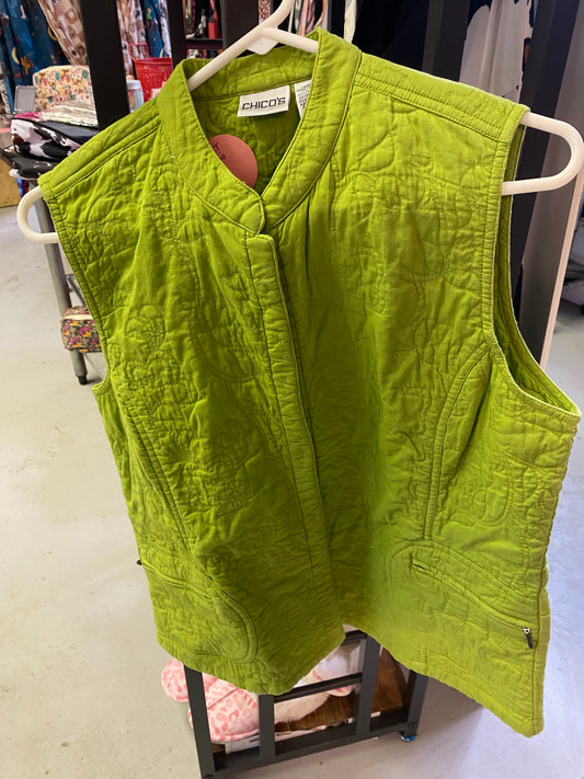 Chicos green vest
